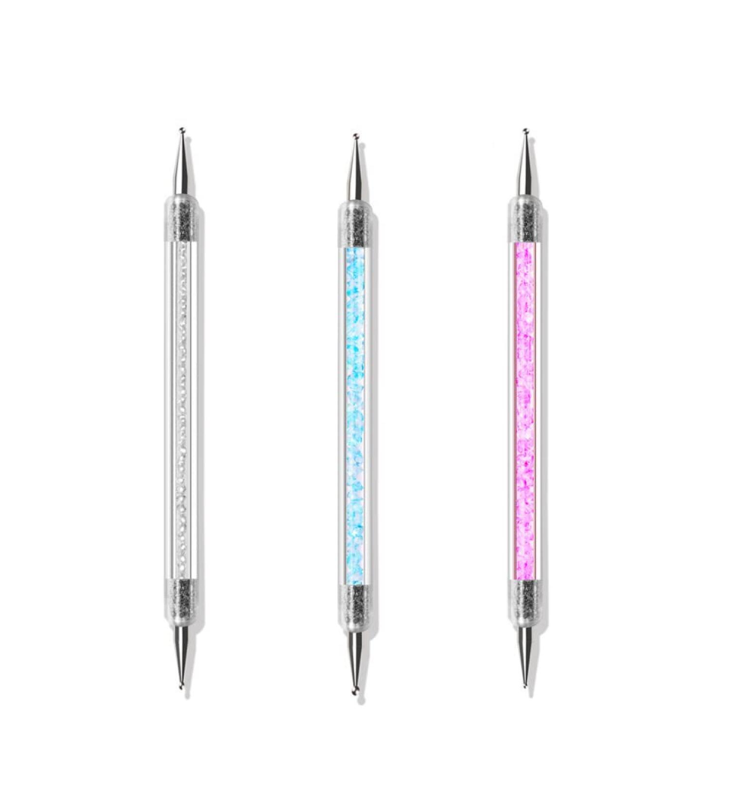 3 Pcs Double Ended Nail Dotting Pen Set for Nail Art Design - Buy Online on GoSupps.com