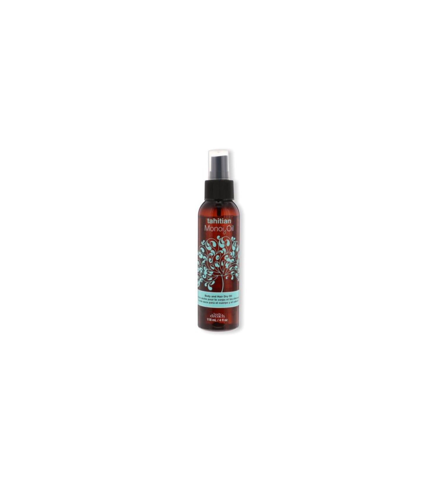 Body Drench Exotic Tahitian Monoi Oil Body and Hair Dry Oil  4 Ounce