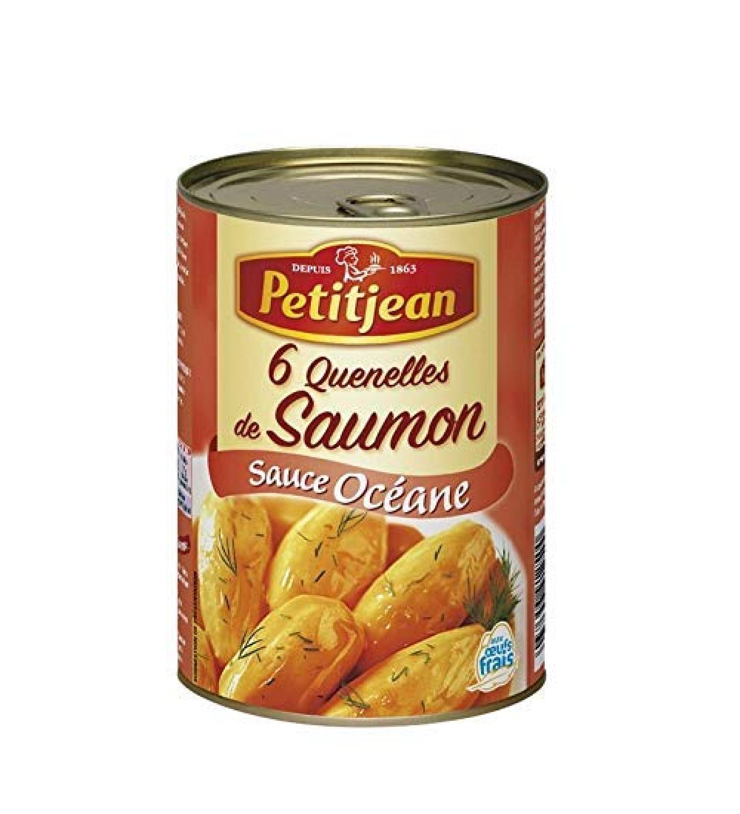 PETITJEAN - Salmon Dumplings with Ocean Sauce 400 g - Set of 4