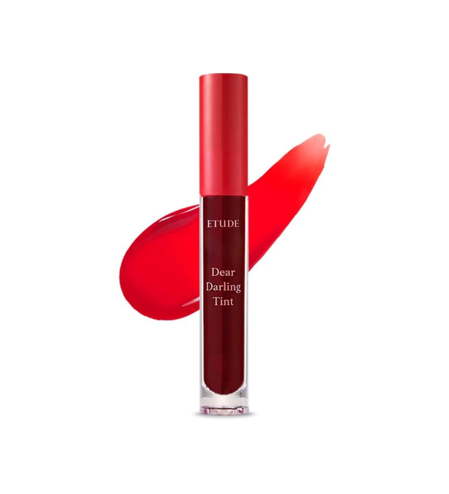 Long-Lasting Water Gel Lip Tint #RD301 Real Red | Juicy Vivid Color with Moisturizing Finish | Fruity Extracts for All Skin Types | Bright Red Lip Stain | K-Beauty Lip Tint