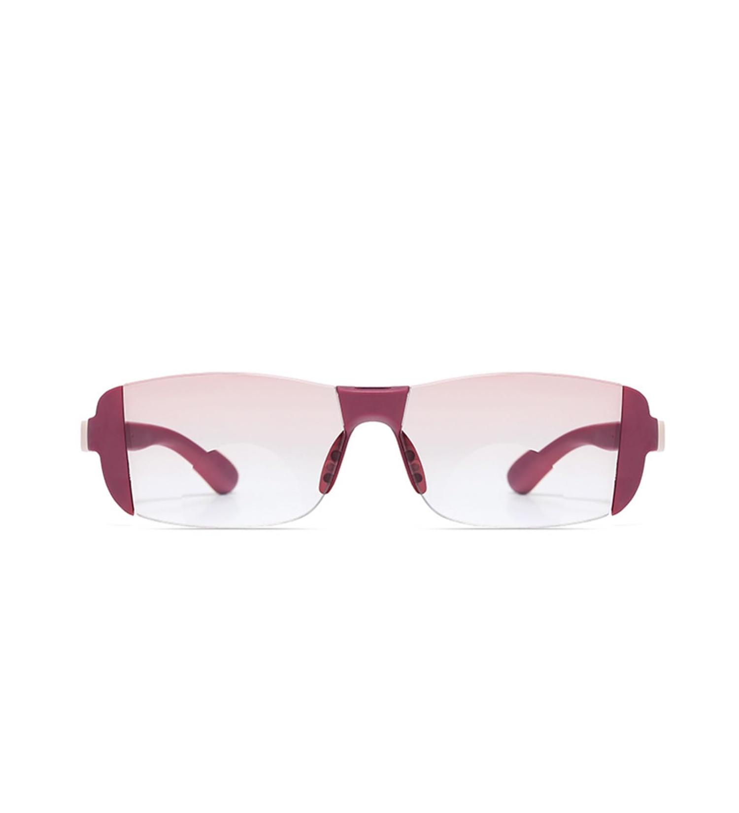 Flexible TR90 Rimless Blue Light Blocking Reading Glasses Multifocus Computer Readers Anti Eyestrain Eyeglasses(Couleur:Red Grandeur:2.5x) - Buy Online on GoSupps.com
