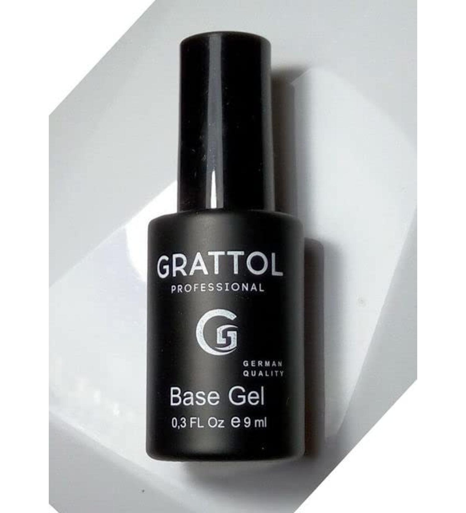 GRATTOL Professional Gel Polish UV LED Opal 02 Varnish Semi Permanent Vernis 9ml Soak Off Nail Art UV Pink Glitter Gel - (Color: Rubble Base) - Buy Online on GoSupps.com