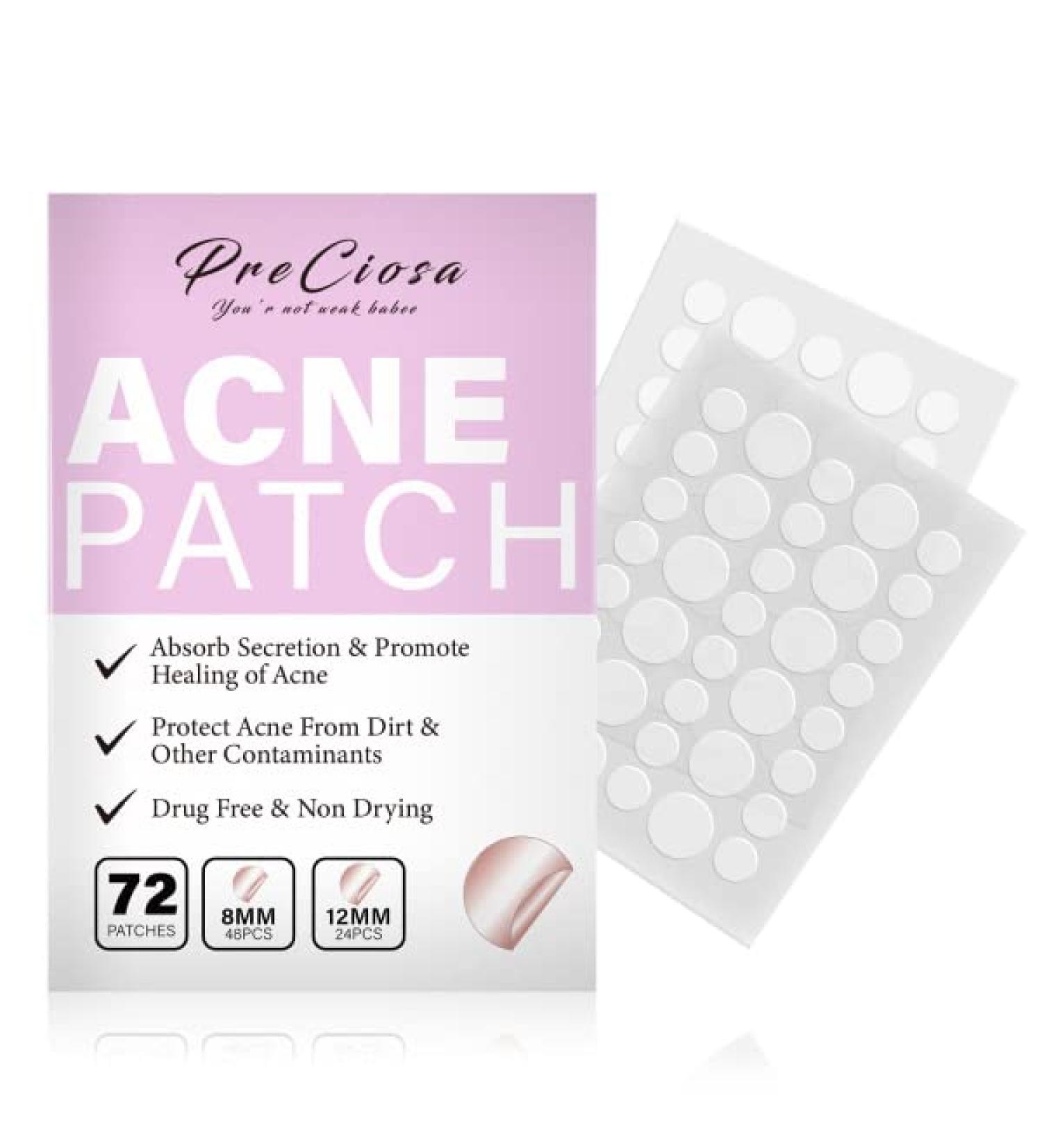 Buy Hydrocolloid Acne Pimple Patches (72 Pcs) | Invisible Acne Treatment - Fast International Shipping - Buy Online on GoSupps.com