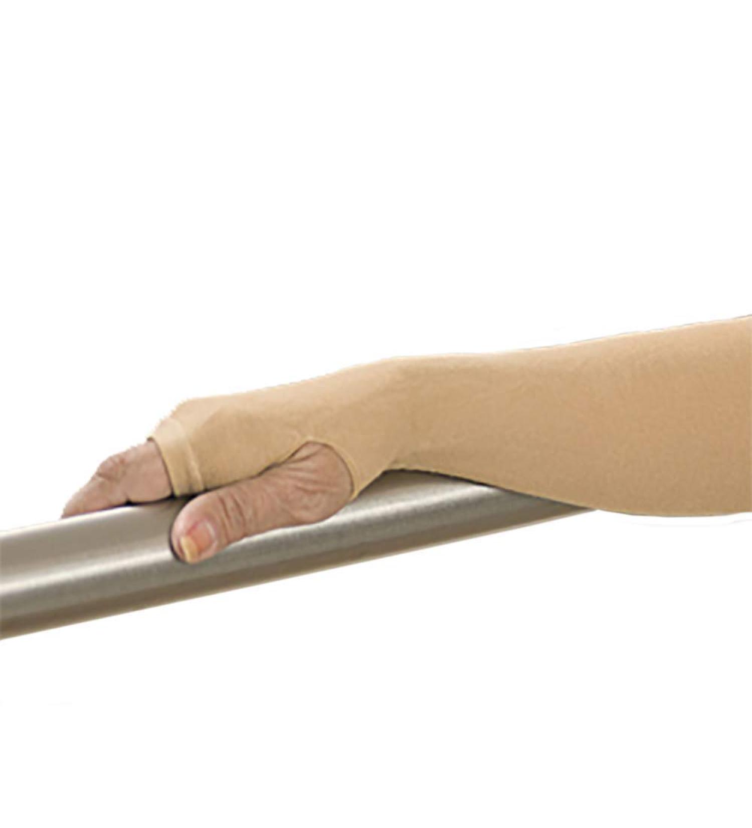 Prevent Products Inc. GeriGlove Elderly Skin Protector - Thin Skin Tear & Bruise Arm Sleeve (Medium/Beige) - Made in USA - 1 Pair - Buy Online on GoSupps.com