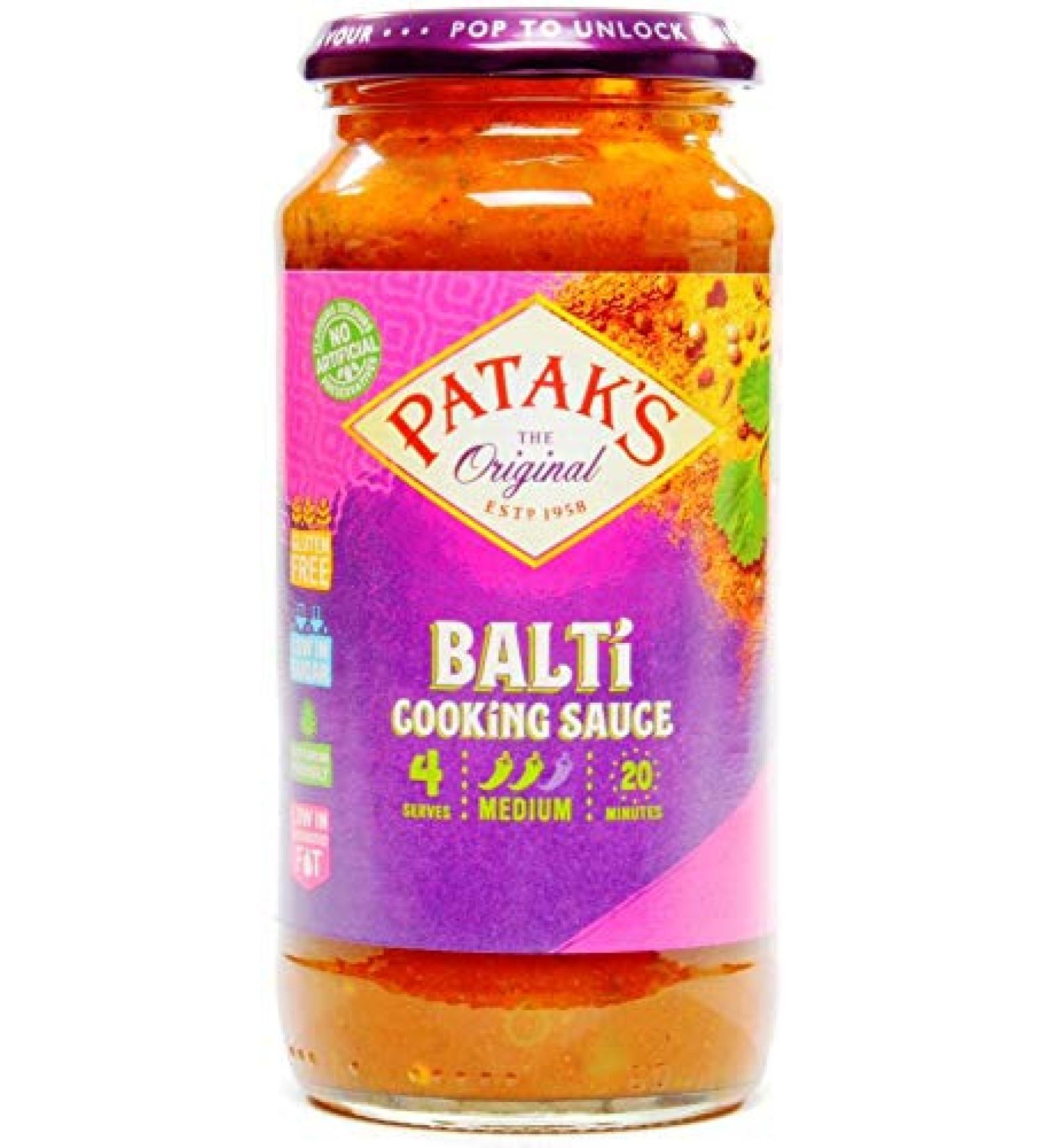 Pataks Indian sauces and pastes Balti Curry Sauce 2 x 450g