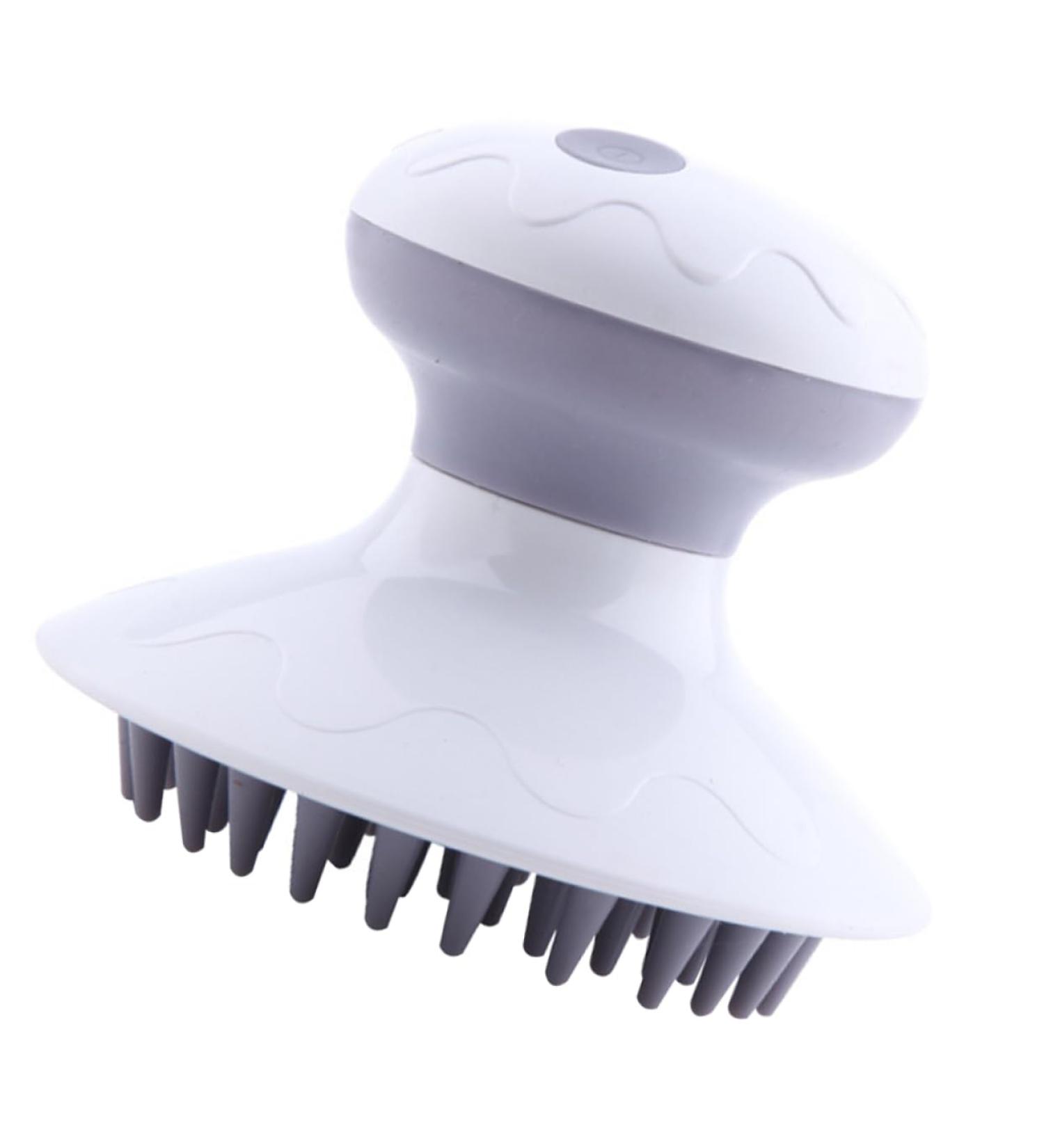 FRCOLOR 3-Pack Electric Shampoo Brush Head Scrubber - Silicone Scalp Massager & Hand Massager - Durable ABS Material - Ideal for Healthy Hair Care - Buy Online on GoSupps.com