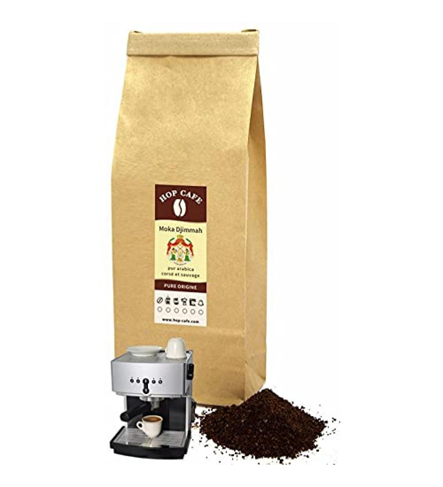 HOP CAFE Ethiopia Mocha Djimmah Ground Coffee Maker 250 g