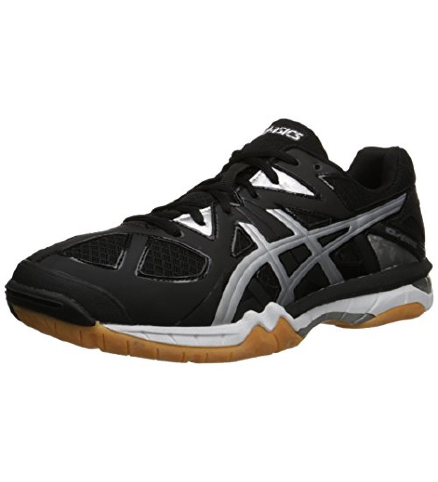 ASICS Men's GEL-Tactic Volleyball Shoe 12 - Black/Onyx/Silver - High Performance Volleyball Shoe - Buy Online on GoSupps.com