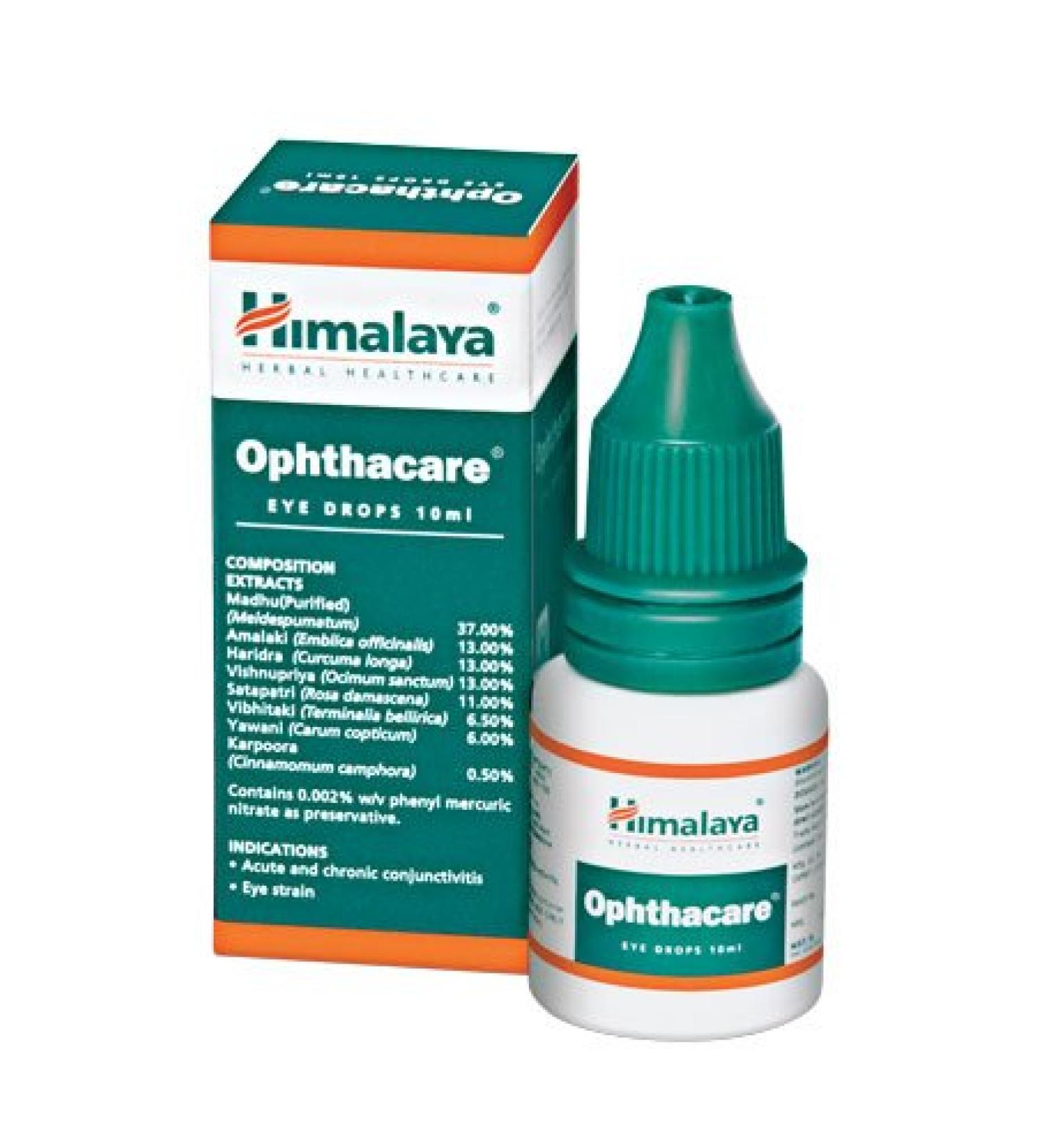 3 x Himalaya Ophthacare Eye Drops Acute & Chronic Conjuntivitis