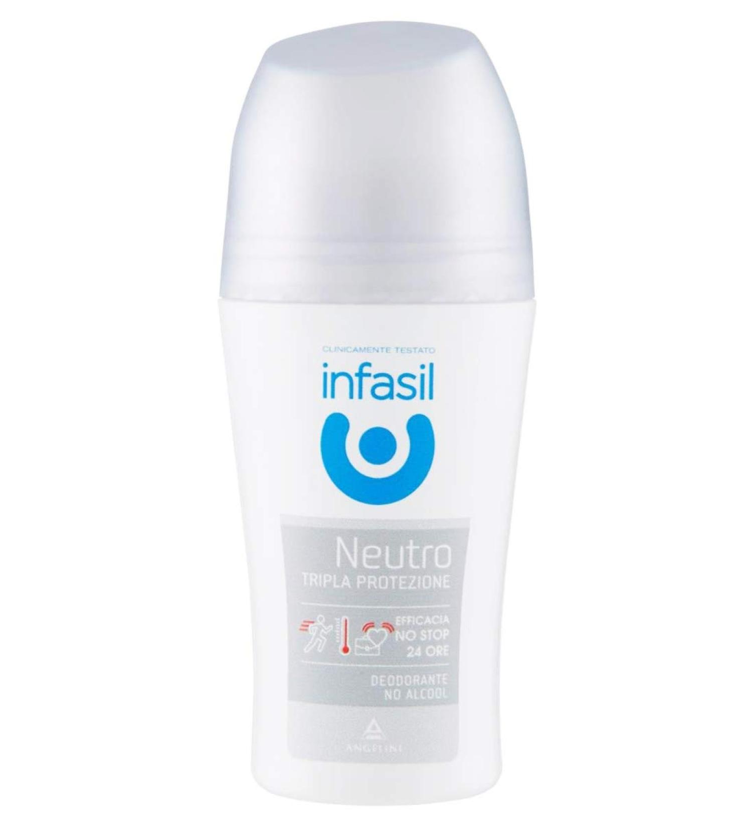 Infasil Set 12 INFASIL Roll-On Deodorant N.TRiparazione LA Protection 50 ml Body Care