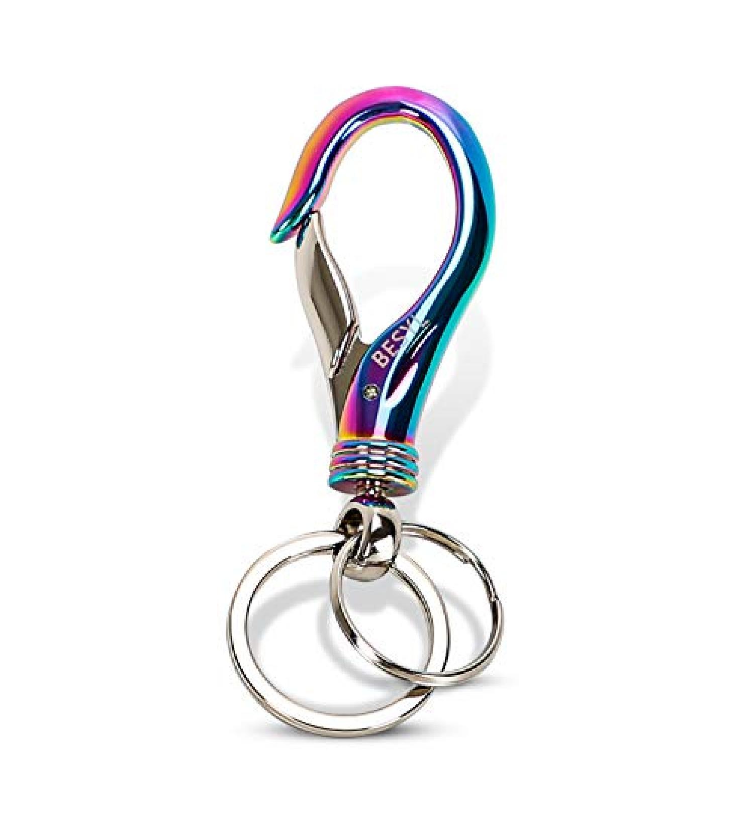 BESYL Commerce Heavy Duty Keychain with 2 Rings - Ideal for Office, School, Men, and Women. Color Options Available - Buy Online on GoSupps.com