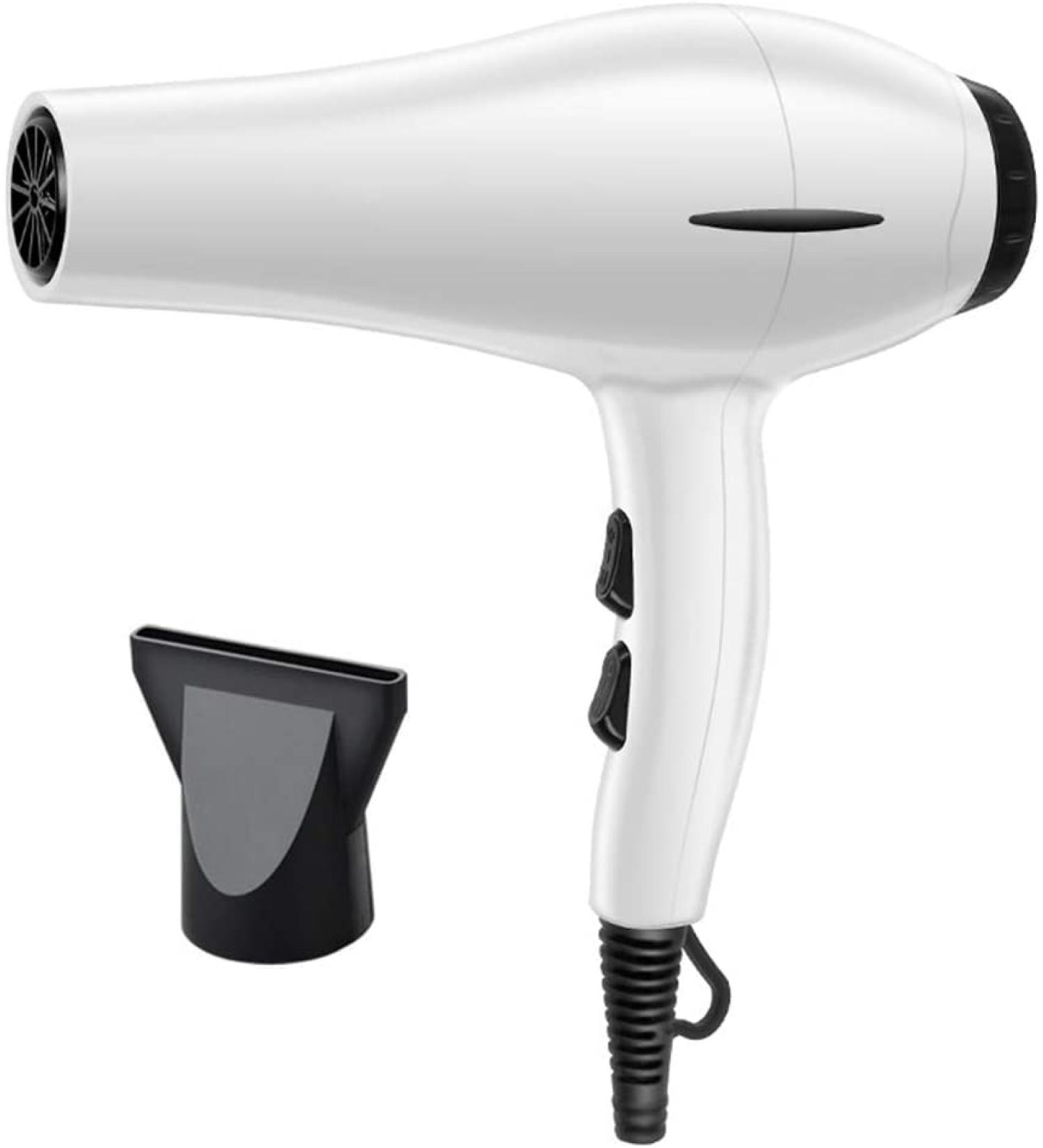 JYYBN Hair Dryer Professional Hair Dryer AC Motor 1800W Negative Ionic Hairdryer with 3 Heat 2 Speed Settings for Home & Salon Fast Drying Blow Dryer Protect Hair - Buy Online on GoSupps.com