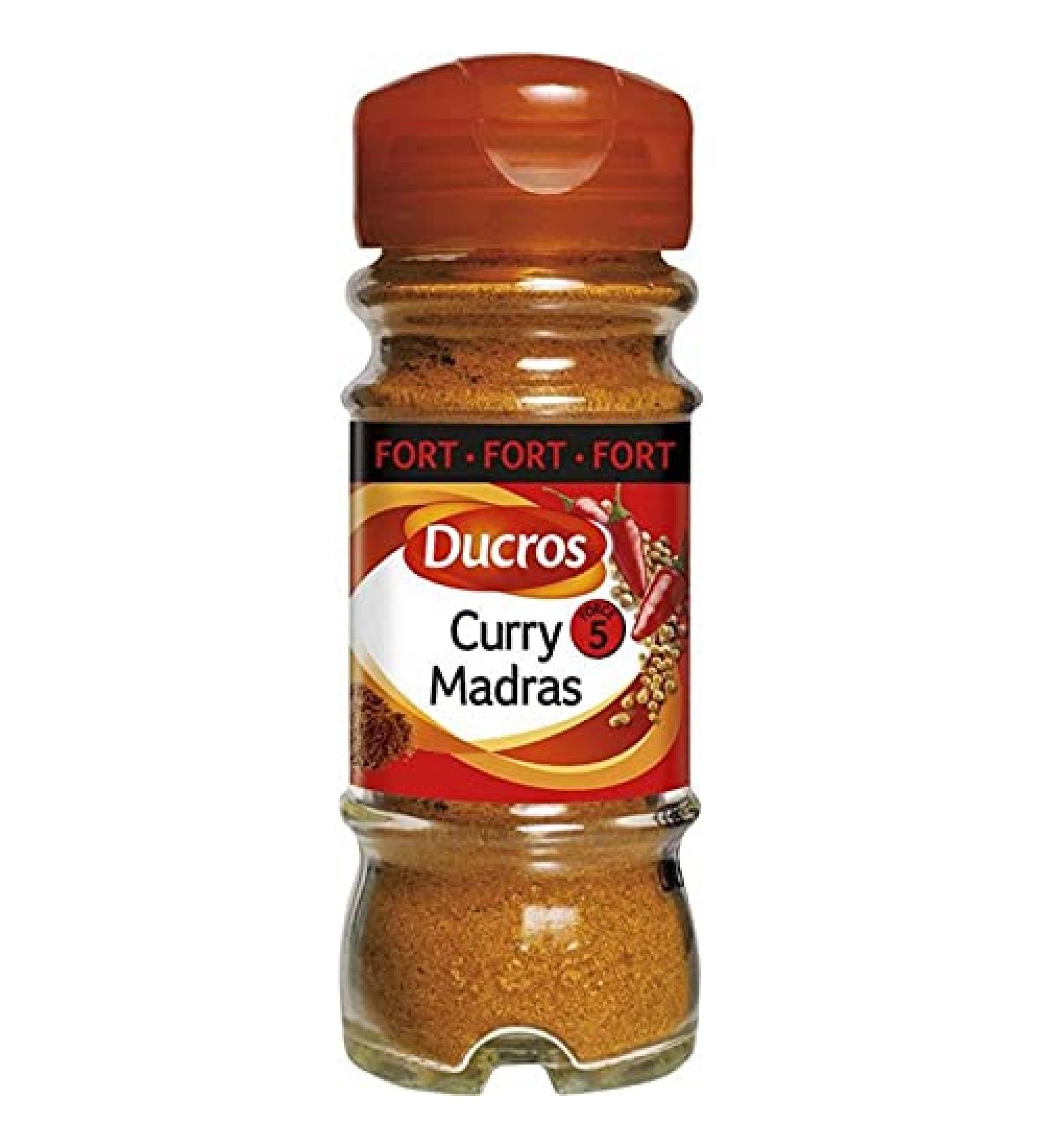 Ducros Curry Mandras Strong 45g (Pack of 3)
