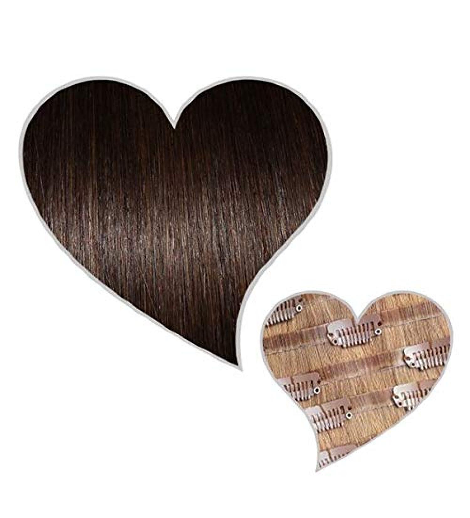 Global Extend Clip-in seamless 120g/30cm dark brown#02 dark brown 100 ml (1 pack)