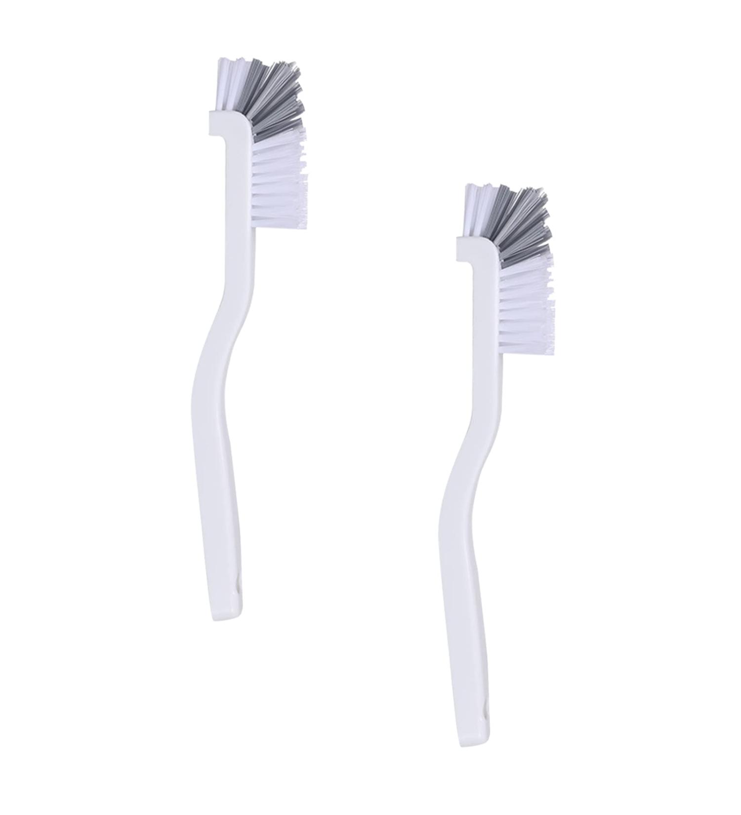 2PCS Dish Brush Set Kitchen Cleaning Brush for Corners and Edges Bottle Bathroom Grout Scrub Brushes Sink Brushes with Handle for Cleaning Small Spaces Dishes Household Use - Buy Online on GoSupps.com