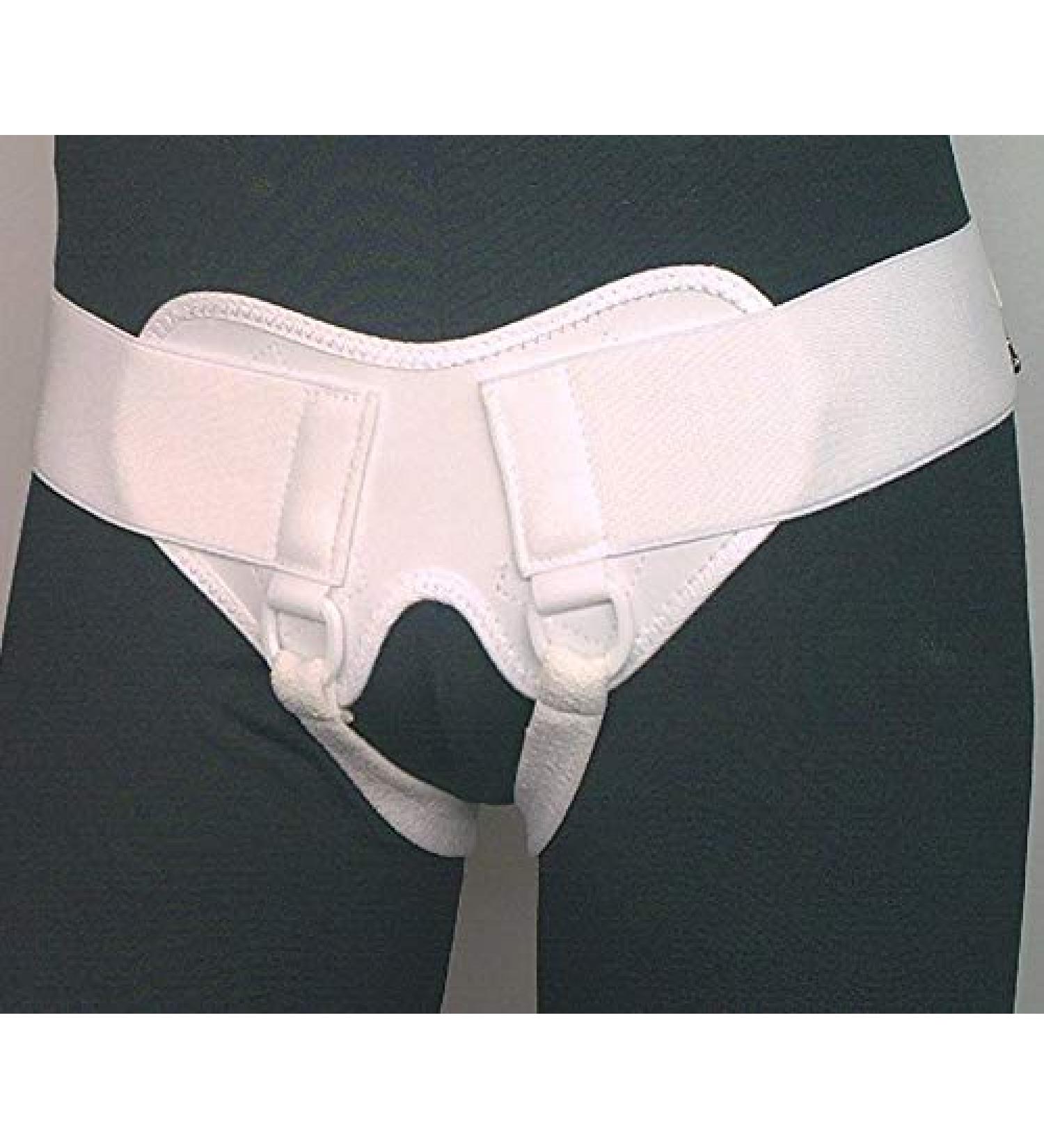 Hernia Support Belt for Common reducible inguinal ruptures. Control of Either Double or Single ruptures