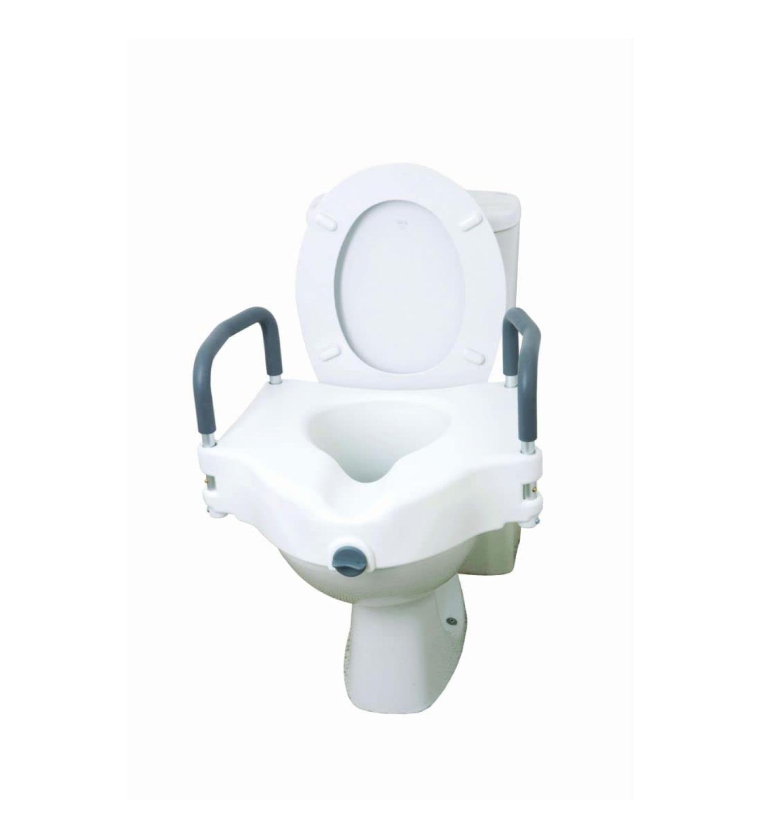 Drive DeVilbiss Healthcare Elevated '2 in 1' Toilet Seat with Removable Arms