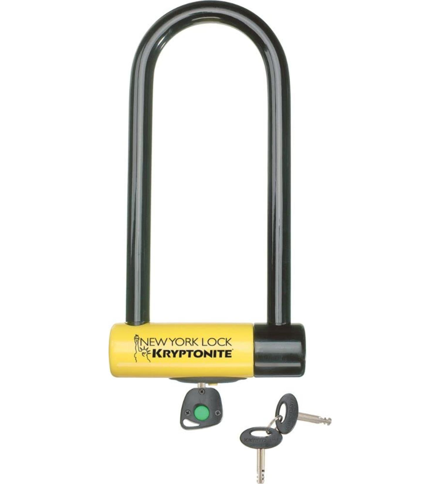 Kryptonite U-Lock New York U-Lock M18-WL 10.2 x 26.1 cm Black/Yellow