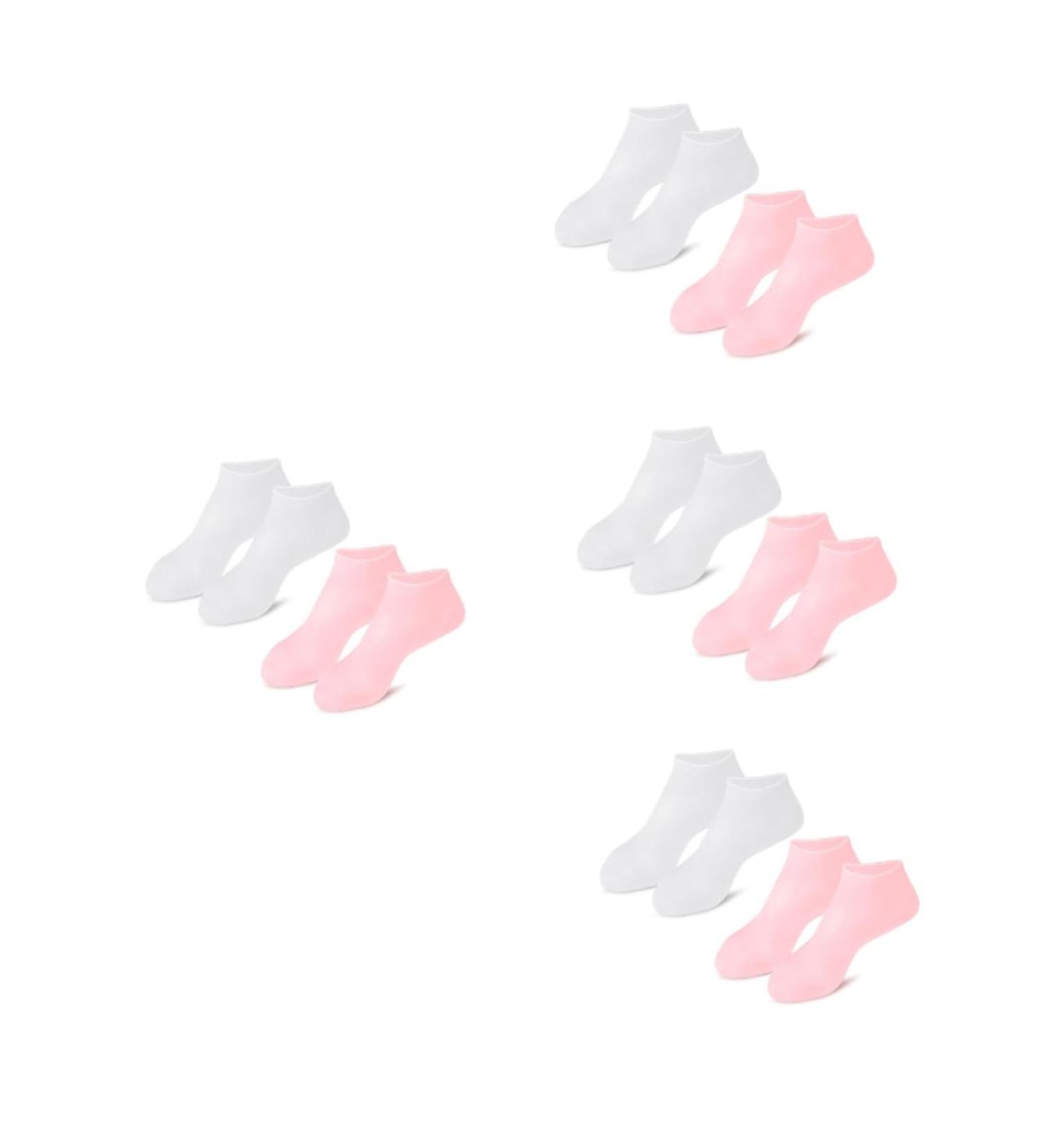 minkissy 8 Pairs Exfoliating Moisturizing Socks Foot Care Socks Silicone Socks Foot Care Moisturizing Foot Masks Non Socks Heal Socks Cuticles Socks Soft Sebs Miss Women's Socks - Buy Online on GoSupps.com
