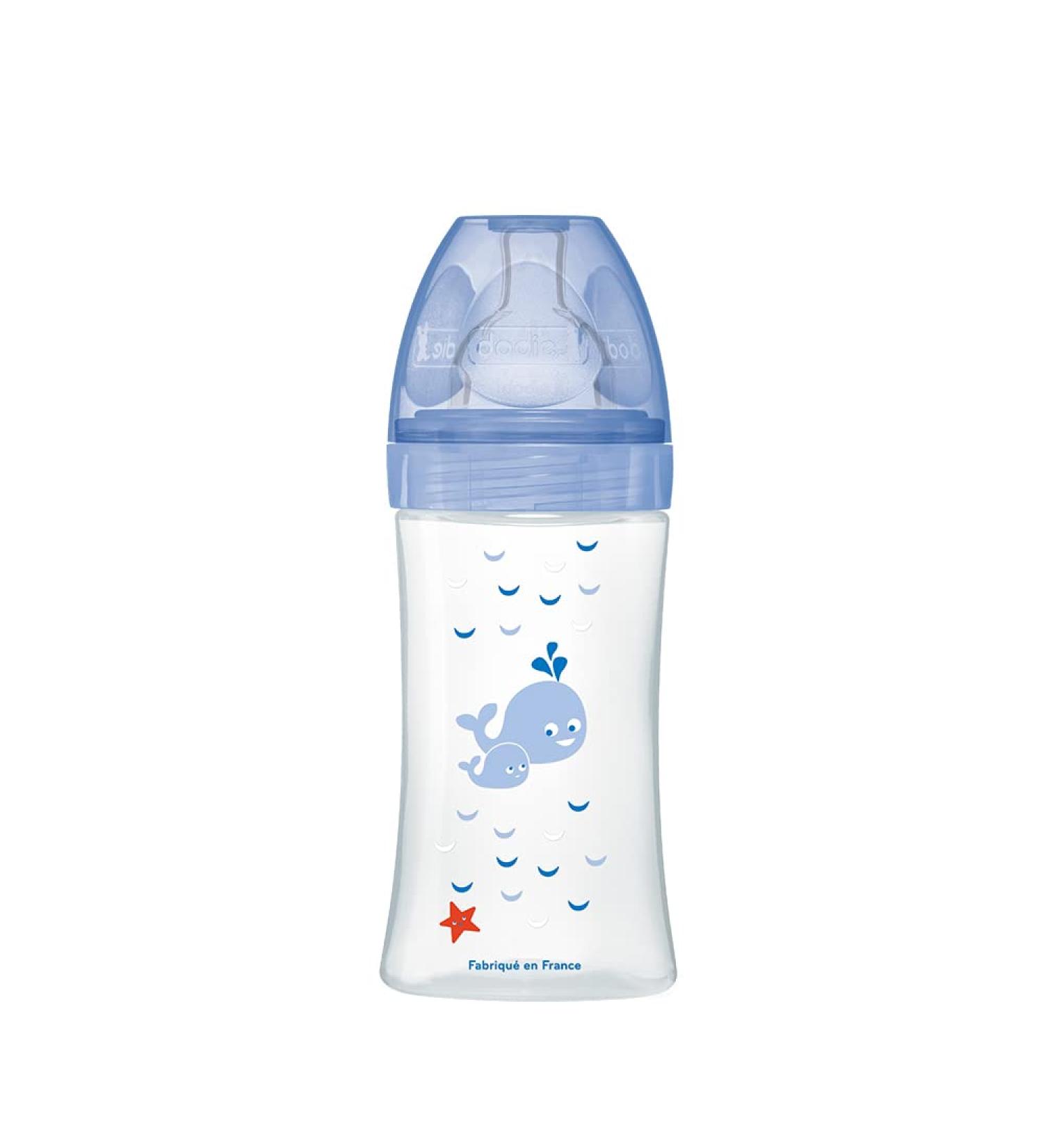 dodie Sensation+ Anti-Colic Bottle with Flat Flow Teat 0-6 Months 270 ml - Buy Online on GoSupps.com