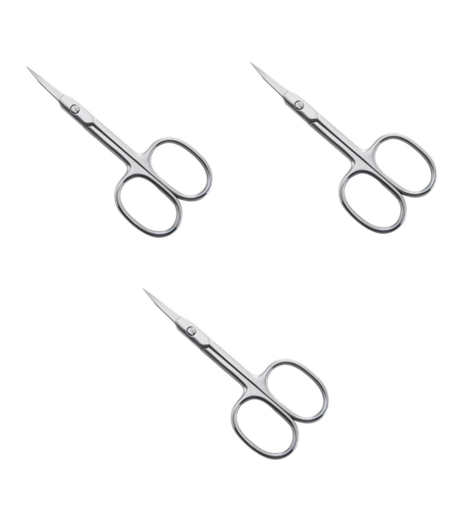 FRCOLOR 3pcs Scissor Beard & Mustache Grooming Kit - Unisex Eyebrow Trimmer & Razor for Men & Women - Universal Eyelash Grooming Set - Buy Online on GoSupps.com