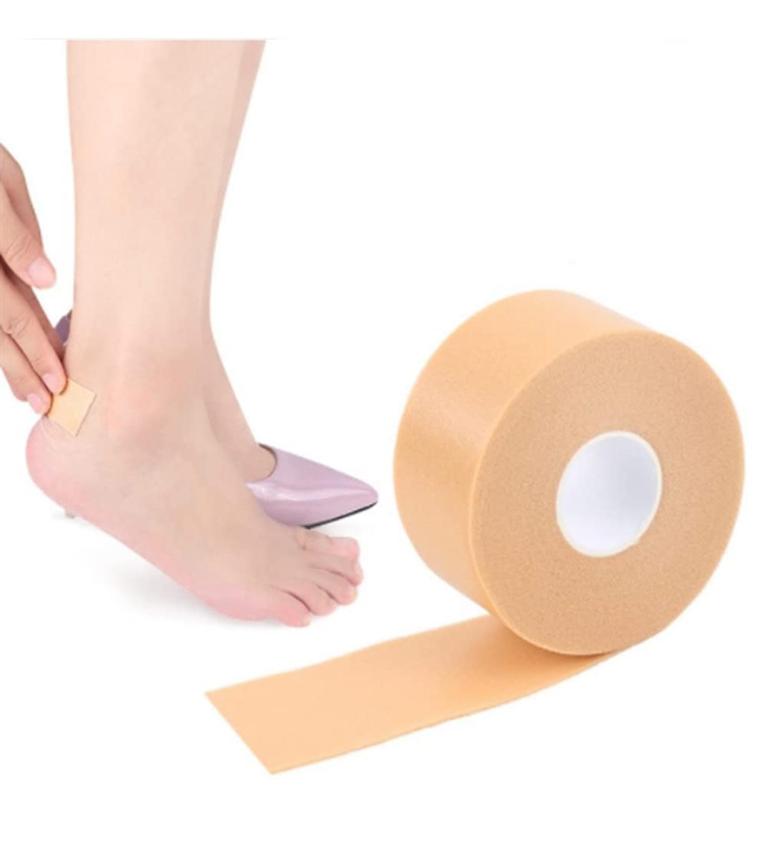 Anti-wear Heel Toe Protector Pads - Blister Prevention Foam Padding for Runners & Shoes | 2 Rolls - Buy Online on GoSupps.com