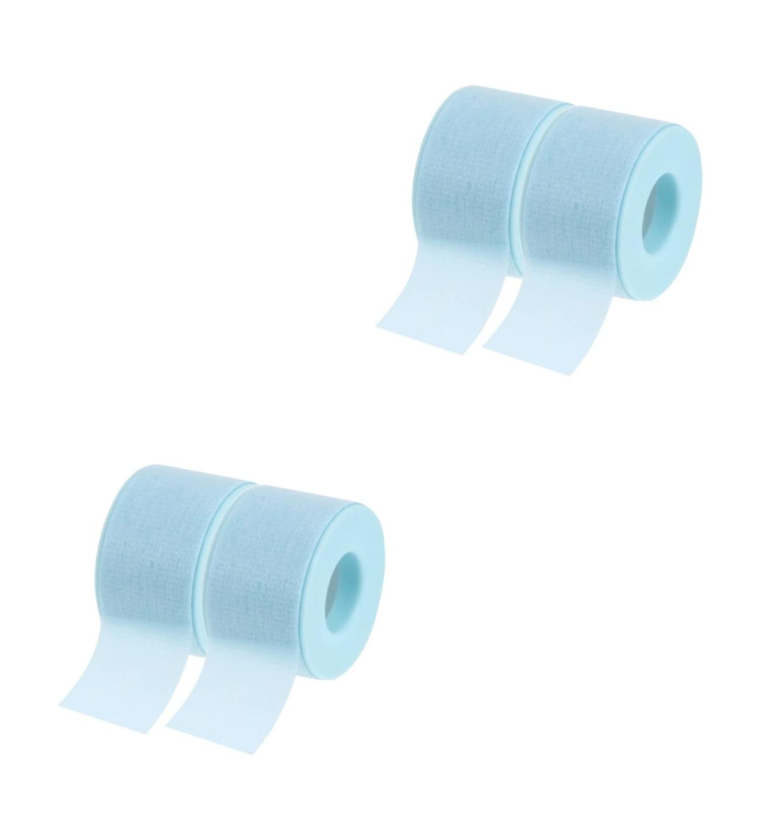 Angoily 4 Rolls Silicone Gel Band Adhesive Lashes Tape Silicone Tape Cuttable Lash Tapes Eyelash Undereye Lash Extension Tapes Mascara Tool Protective Agent Non-Woven Fabric Microporous - Buy Online on GoSupps.com