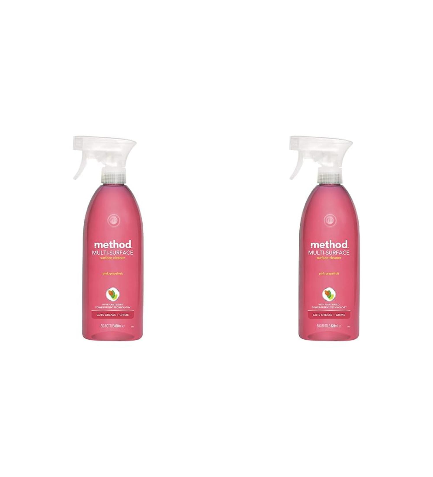 Method Multi Purpose Cleaner Pink Grapefruit 828ml (Pack of 2) Pink Grapefruit 828 ml (Pack of 2) - Buy Online on GoSupps.com