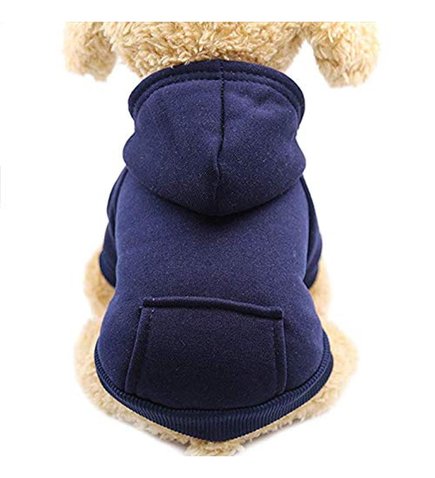 Buy Idepet Dog Hoodie - Warm Cotton Jacket for Small & Medium Dogs | Perfect for Teddy Chihuahua & Puppies (Size S) - Buy Online on GoSupps.com
