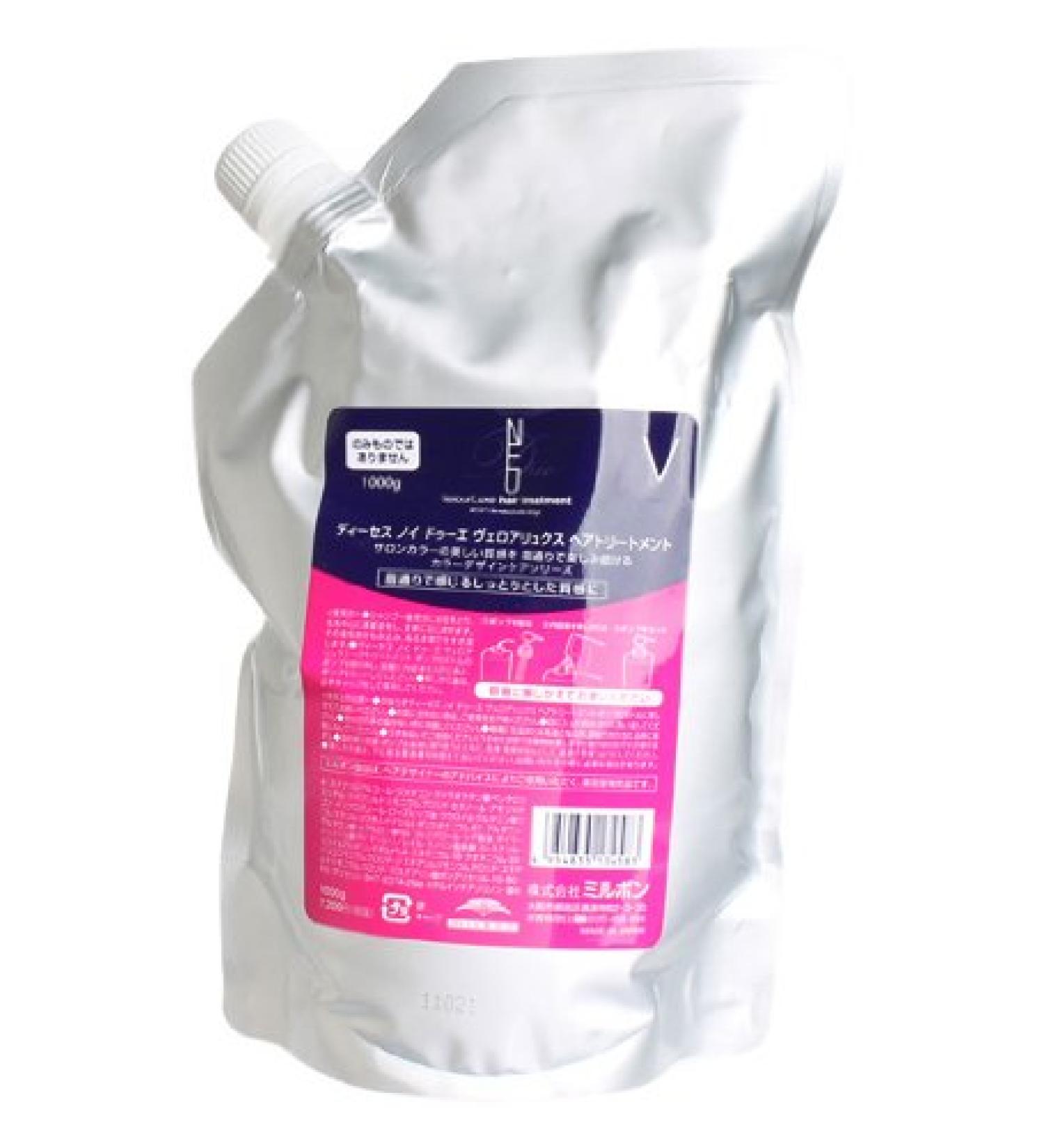 Milbon Deesse's Neu Due VelourLuxe Hair Treatment - 35.3 oz refill