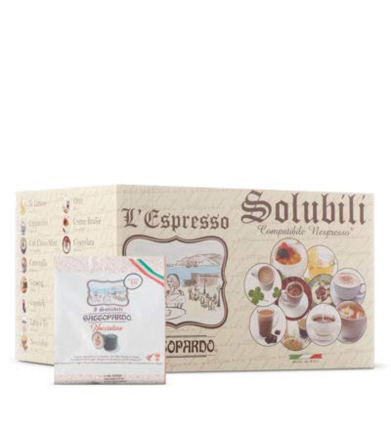 GATTOPARDO 80 Nocciolino Ocelot capsules compatible with Nespresso
