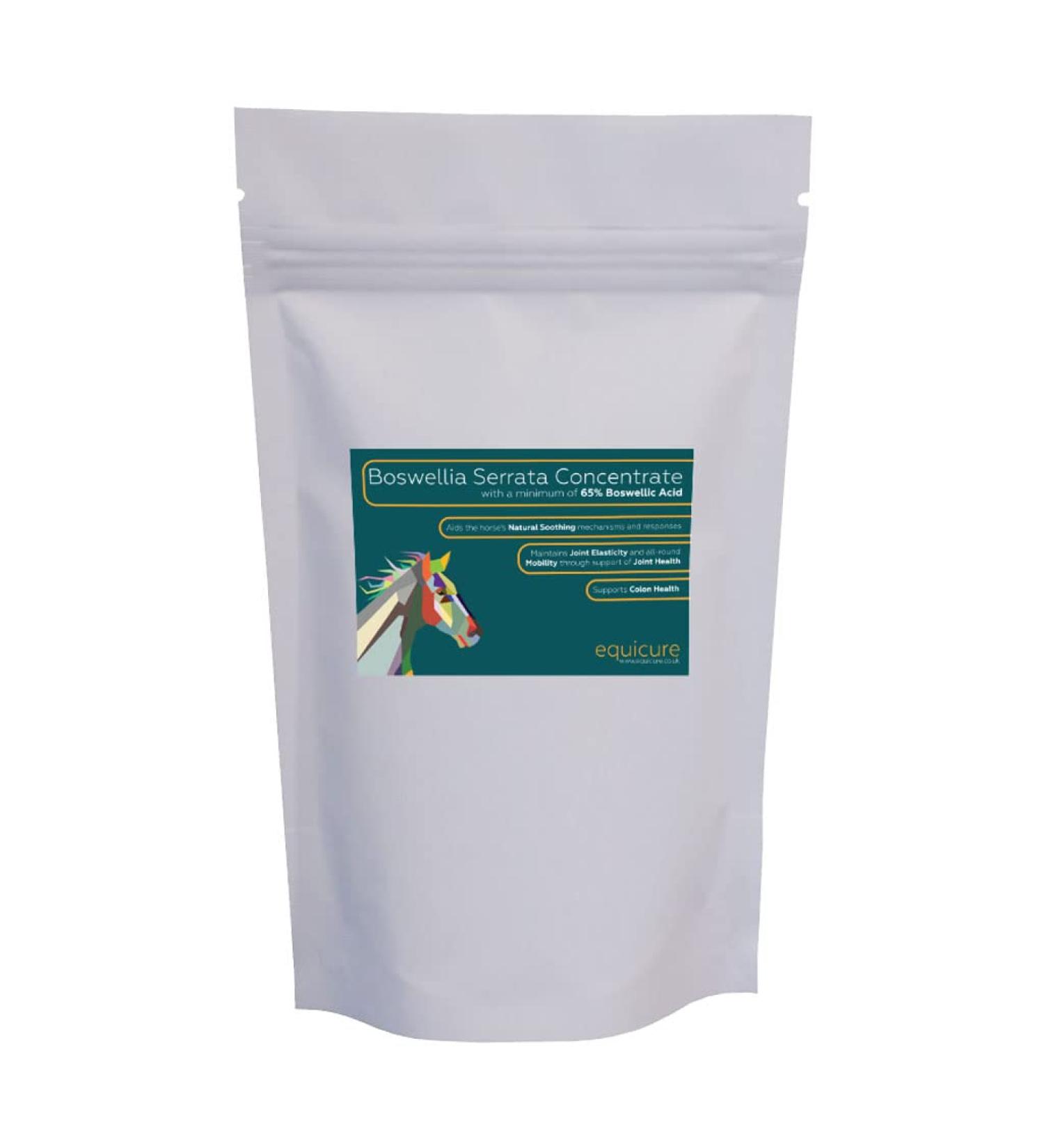Equicure Boswellia Serrata Concentrate Powder - 150g Refill for Horses/Ponies - Buy Online on GoSupps.com