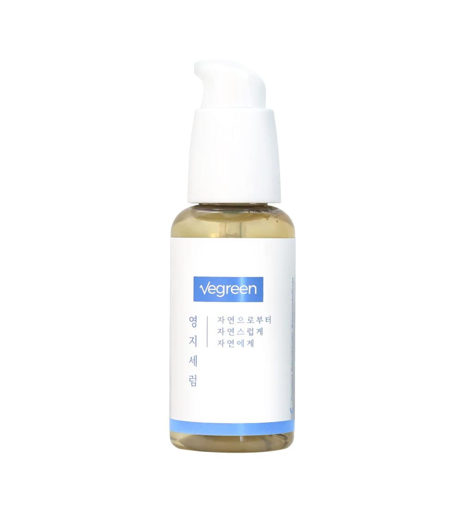 VEGREEN Skin Barrier Reishi Face Serum | Hydrating Korean Moisturizer with Mushroom Extracts & Lactobacillus - Glass Skin Serum for All Skin Types - 1.69 oz - Buy Online on GoSupps.com