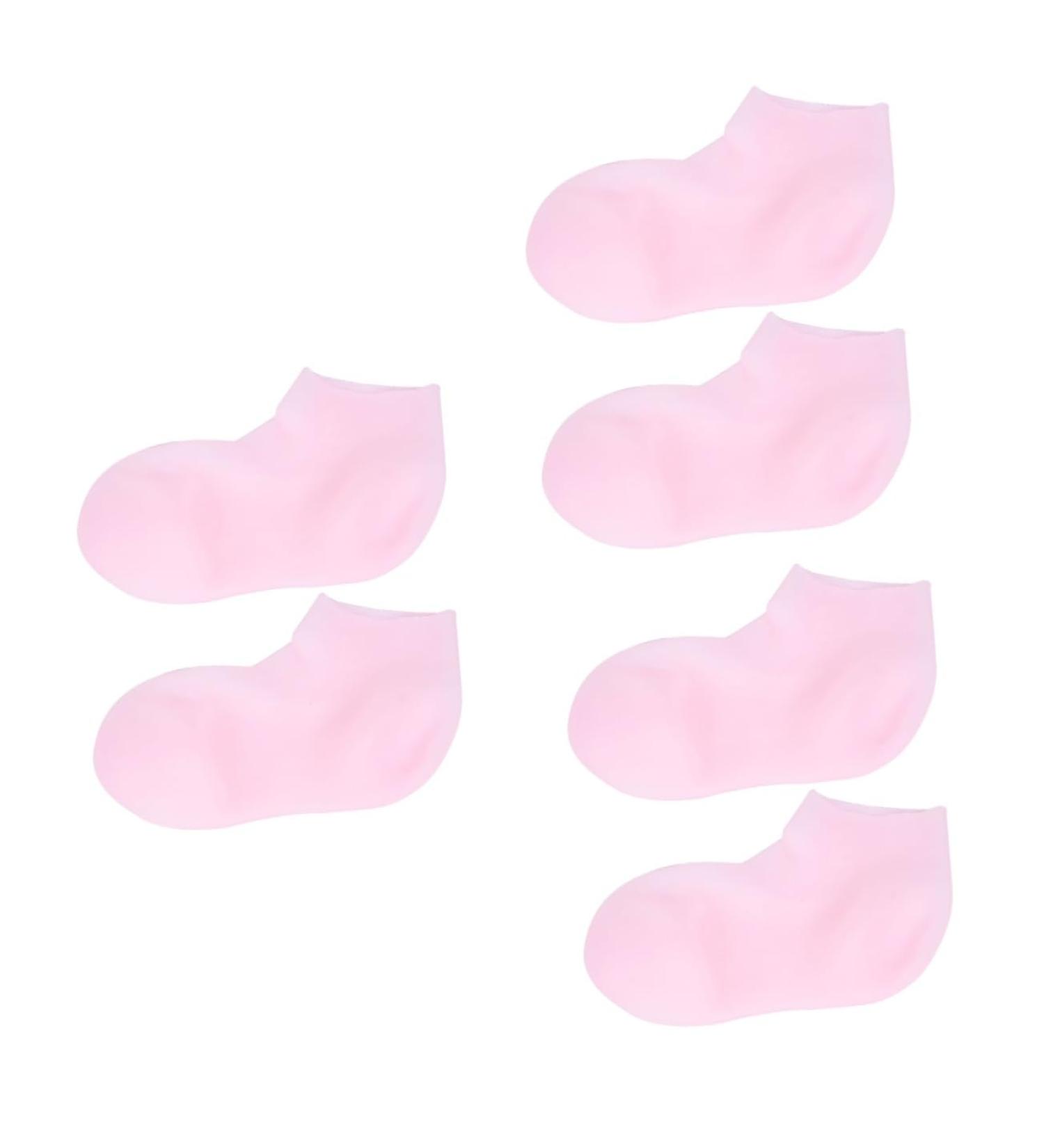 FRCOLOR 3 Pairs Protective Socks Exfoliator Stocking Sock for Feet Cracked Feet Socks Spa Socks Spa Soften Socks Night Womens High Heel Shoes Moisturizing Sock Sebs Cracked Socks Foot Miss - Buy Online on GoSupps.com