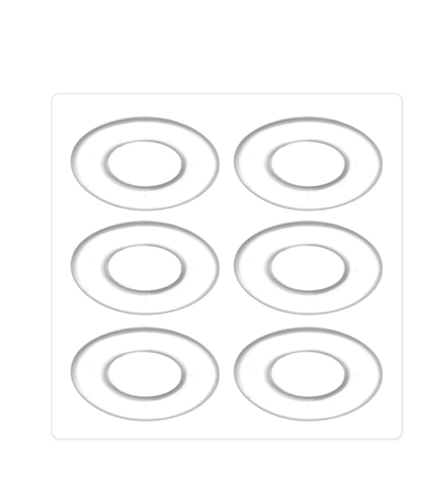 18Pcs 3Pack Clear Silicone Round Foot Corn Rings Gel Cushions Pads Caps Remover Shoes Stick 6PCS Per Pack