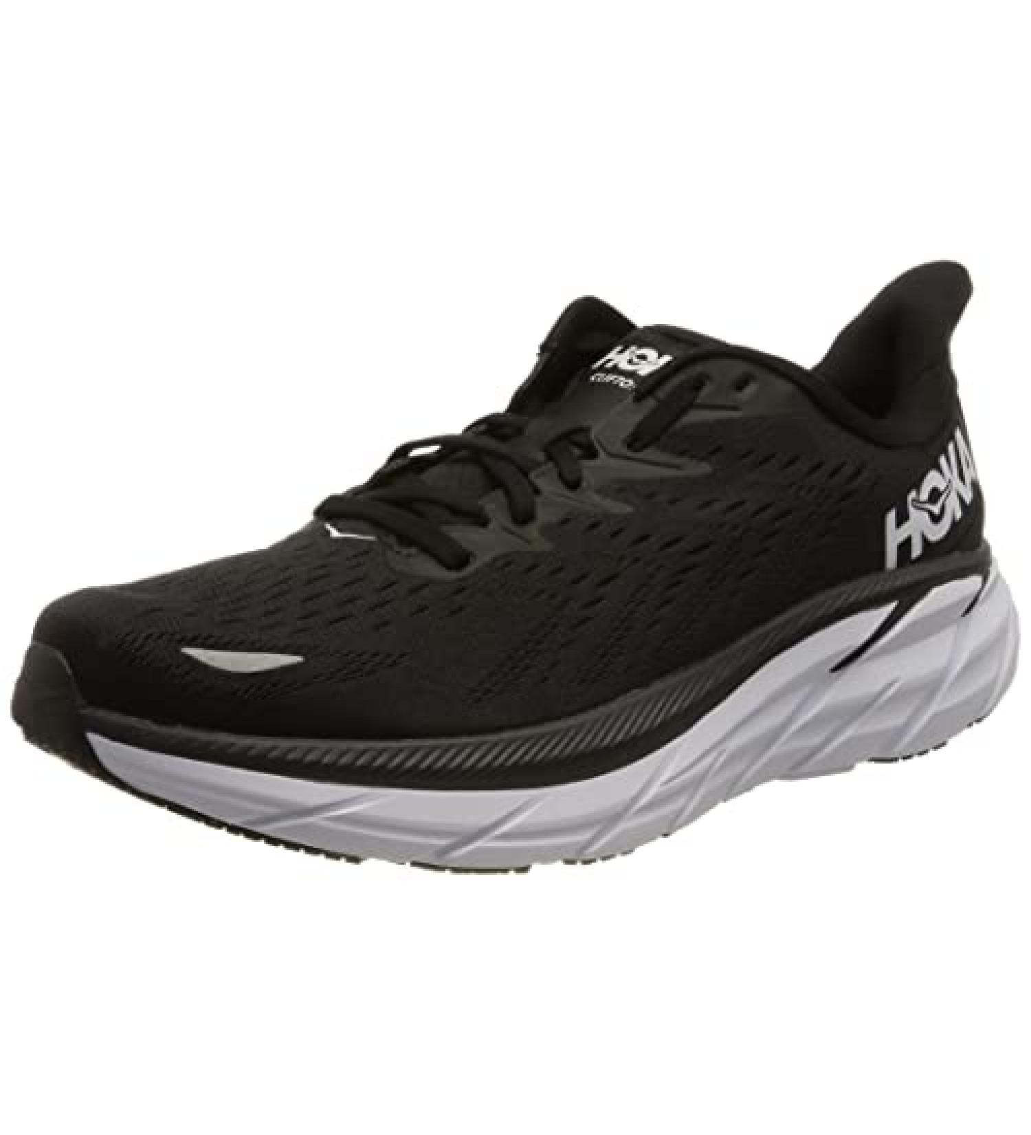HOKA ONE ONE Clifton 8 Women's Shoes Size 10 Black/White - Buy Online on GoSupps.com
