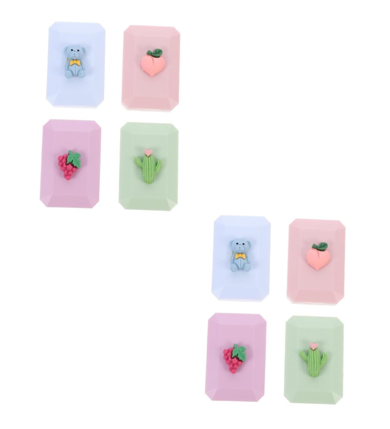 HEALEVED 8 STK Contact Lens Container Storage Set | Colored Eye Case for Contact Lenses - International Shipping Available - Buy Online on GoSupps.com