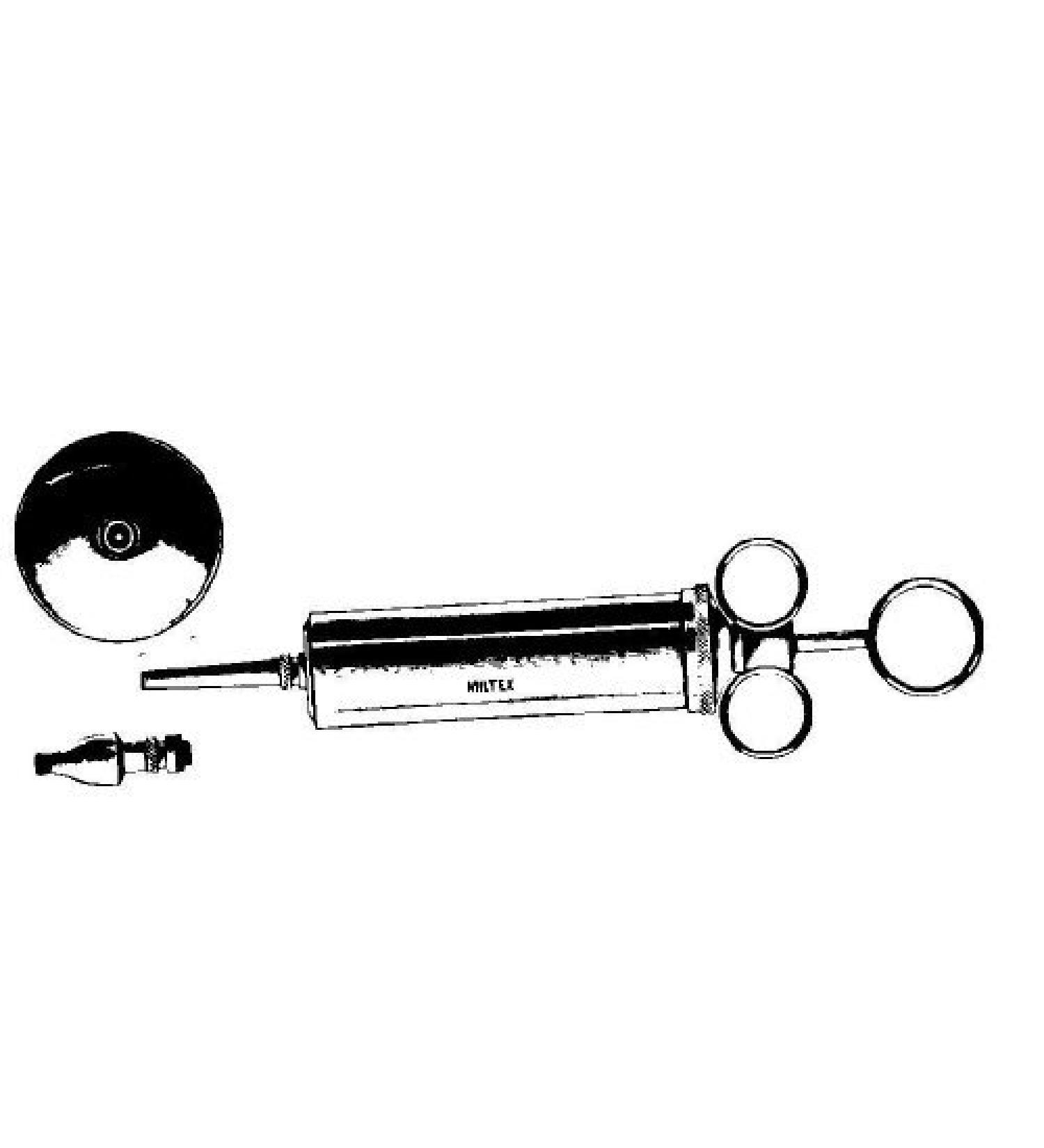 Ear Syringe Metal- 2 Oz.