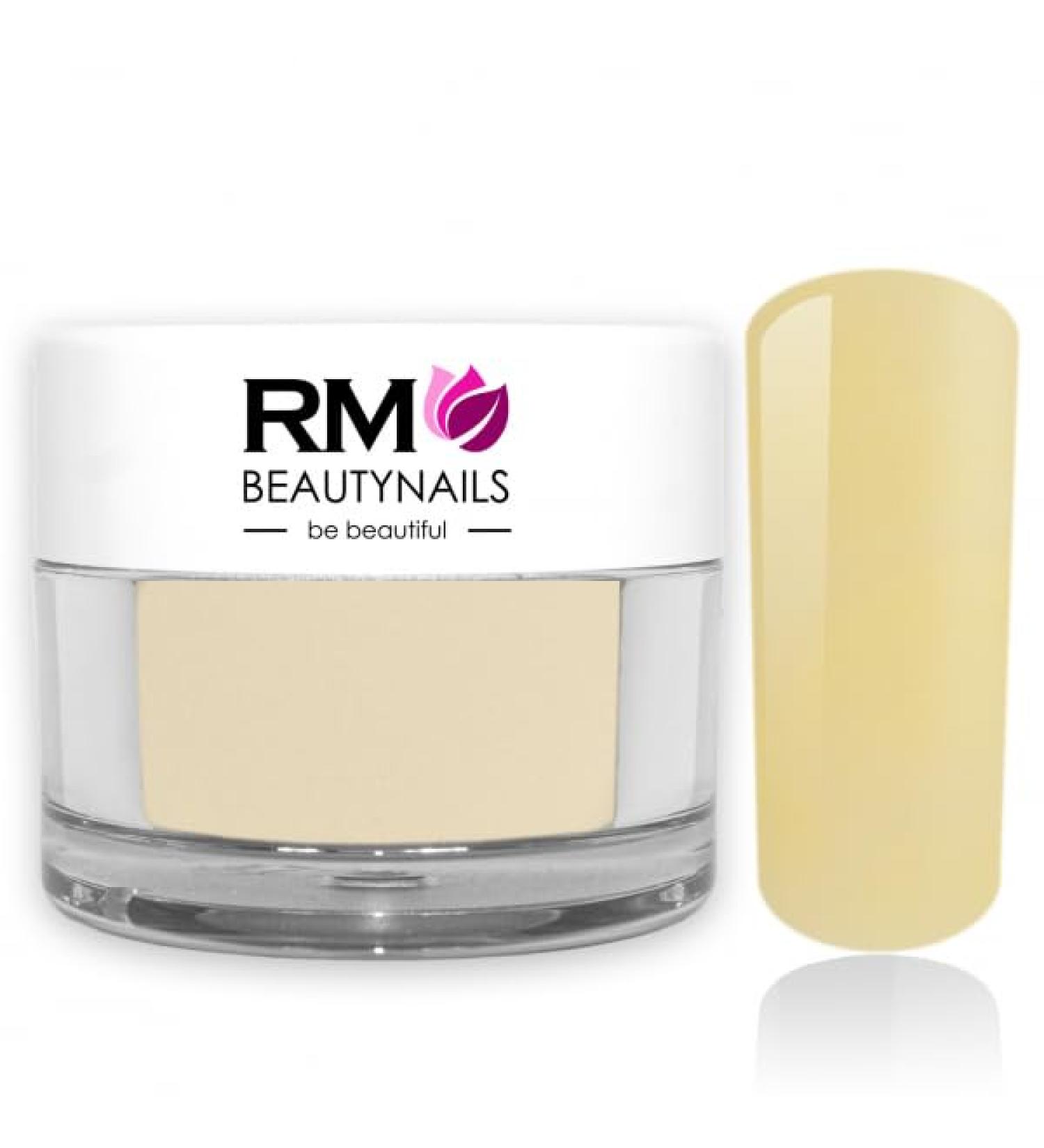 Acrylic Color Powder Pastel Yellow Nail Design - RM Beautynails 10g | International Shipping - Buy Online on GoSupps.com
