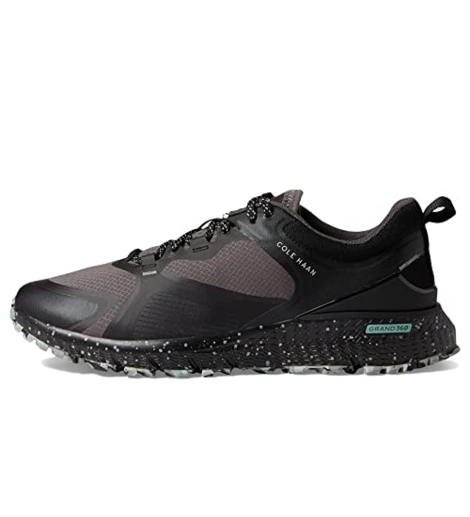 Cole Haan Men's Zerogrand Overtake All-Terrain Runner II Sneaker 8.5 - Black/Dark Pavement - Buy Online on GoSupps.com