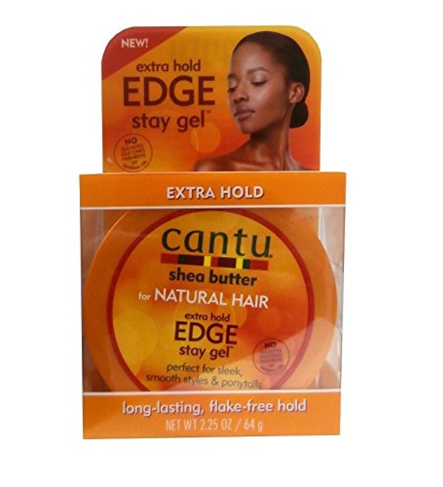 Cantu Shea Butter Extra Hold Edge Stay Gel – Edge Control 64g