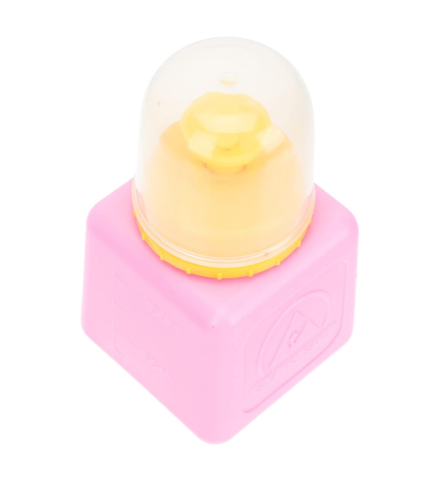 Ipetboom 1pc Squeeze Bottle Makeup Remover Bottle Nail Polish Remover Bottle Nail Color Remover Dispenser Nail Polish Dispenser Pump Nail Alcohol Supplies Pink Liquid Plastic Abs 10x5.3cm Pink - Buy Online on GoSupps.com