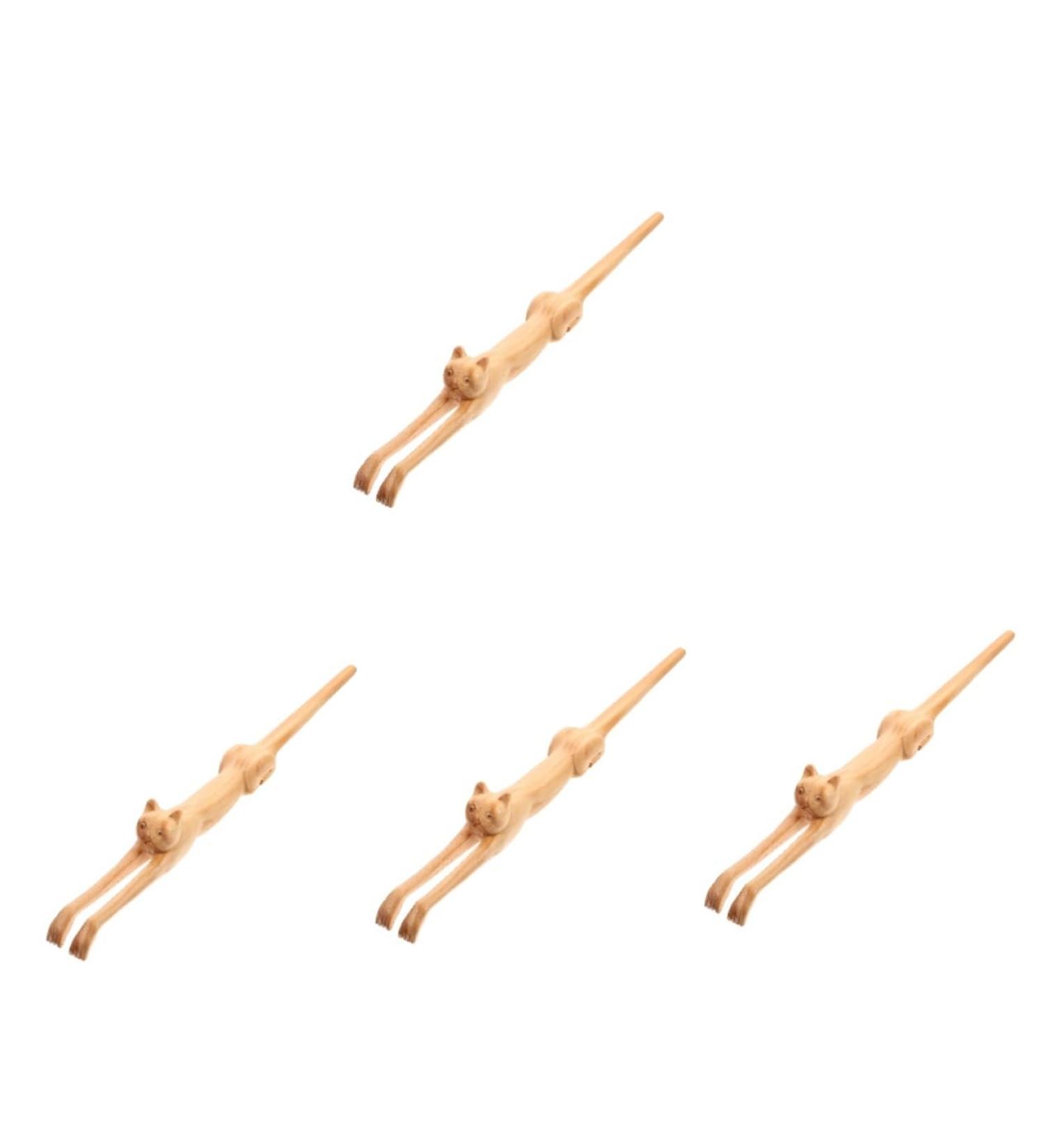 Beavorty Wooden Back Massager - 4-Piece Anti-Itching Scratching Device for Neck & Body | Perfect Family Gift - Buy Online on GoSupps.com