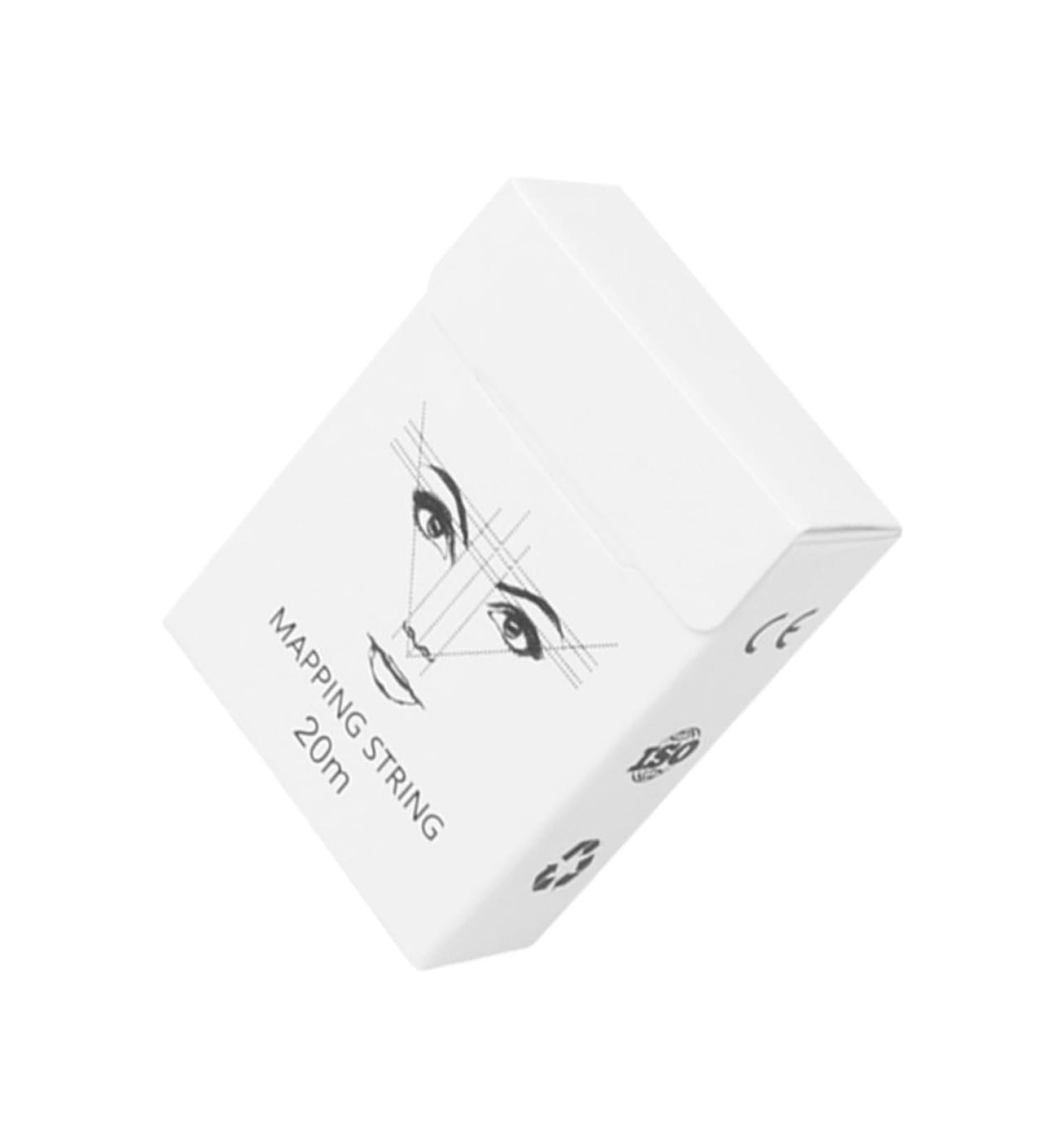 WOONEKY WOONEKY 1 Box Tattoo Thread Ruler Line Eyebrow Stitch Tattoo Measuring Thread For Eyebrow Mapping Eyebrow Ruler Rice Belt Ink White Cosmetic - Buy Online on GoSupps.com