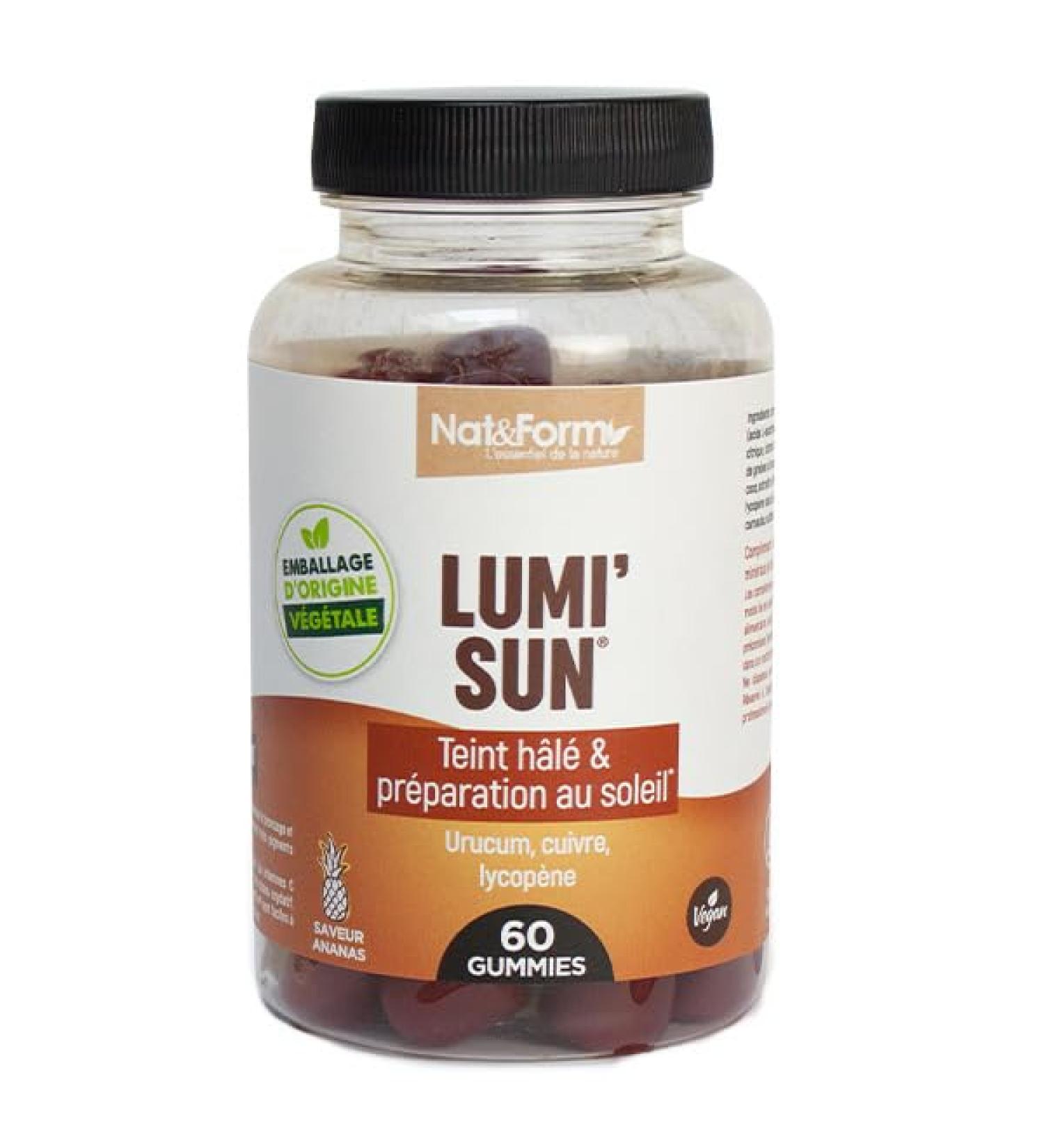 Nat & Form Lumi'Sun Gummies 60 gummies