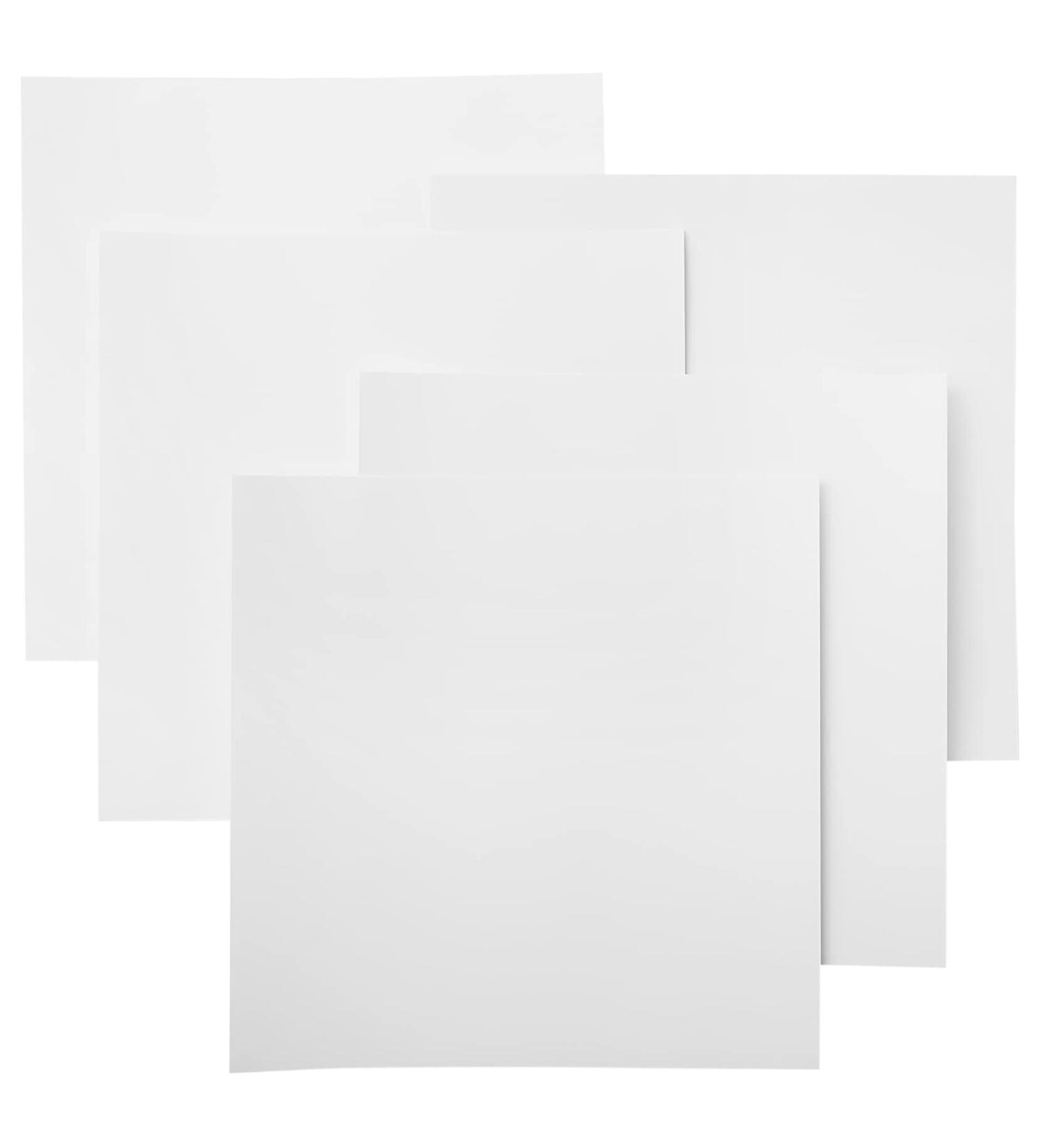 Cricut Smart Paper Sticker Cardstock - 10 Sheets - White - 13in x 13in - Buy Online on GoSupps.com