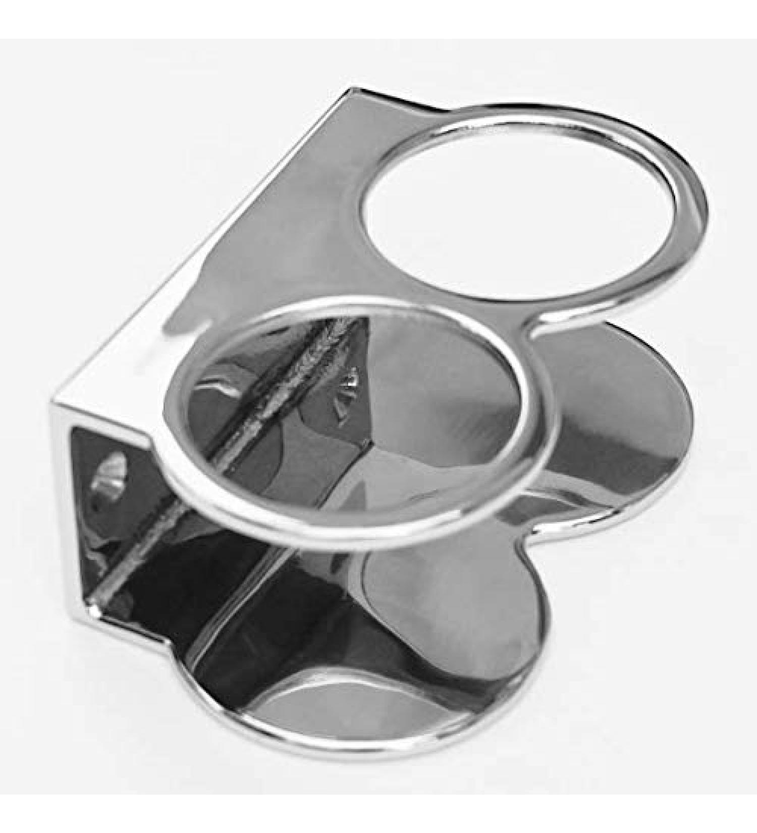 Marine Grade Stainless Double Ring Cup Drink Holder - Steel Base | Premium Quality - Buy Online on GoSupps.com