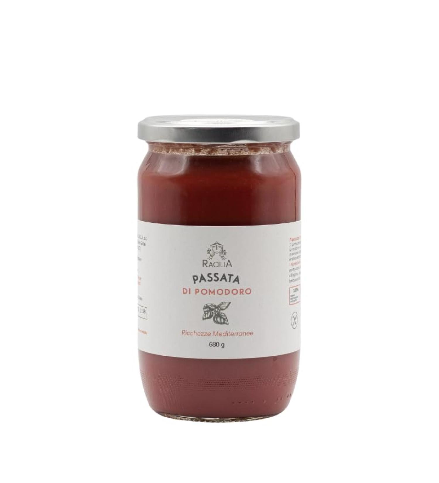 100% Sicilian Cherry Tomato Puree Piccadilly & Siccagno No Preservatives or Dyes Traditional Recipe 680g - Buy Online on GoSupps.com