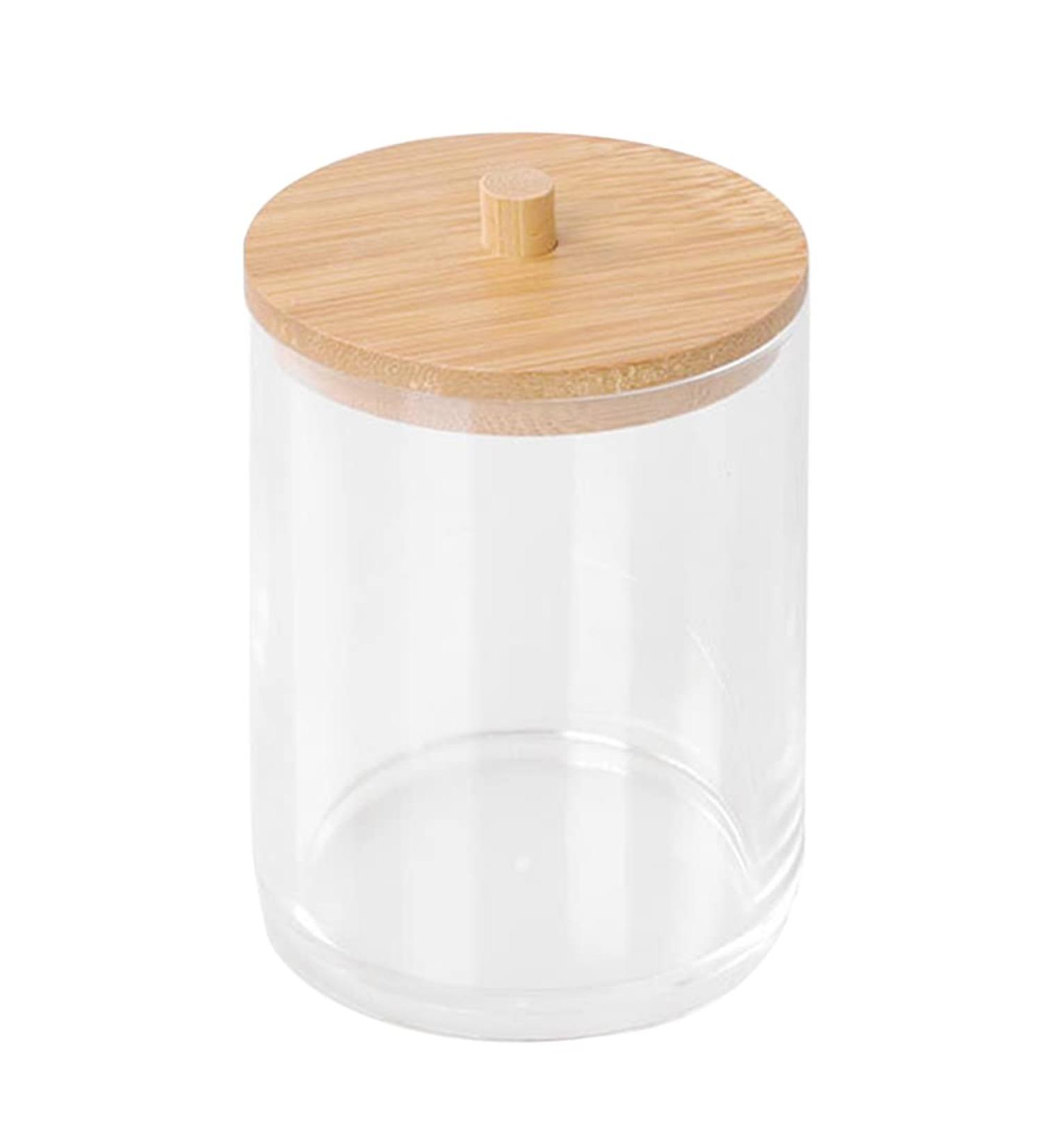 CraGzy Cotton Swabs & Makeup Pads Storage Container | Portable Cotton Pad Dispenser & Jewelry Box - Buy Online on GoSupps.com