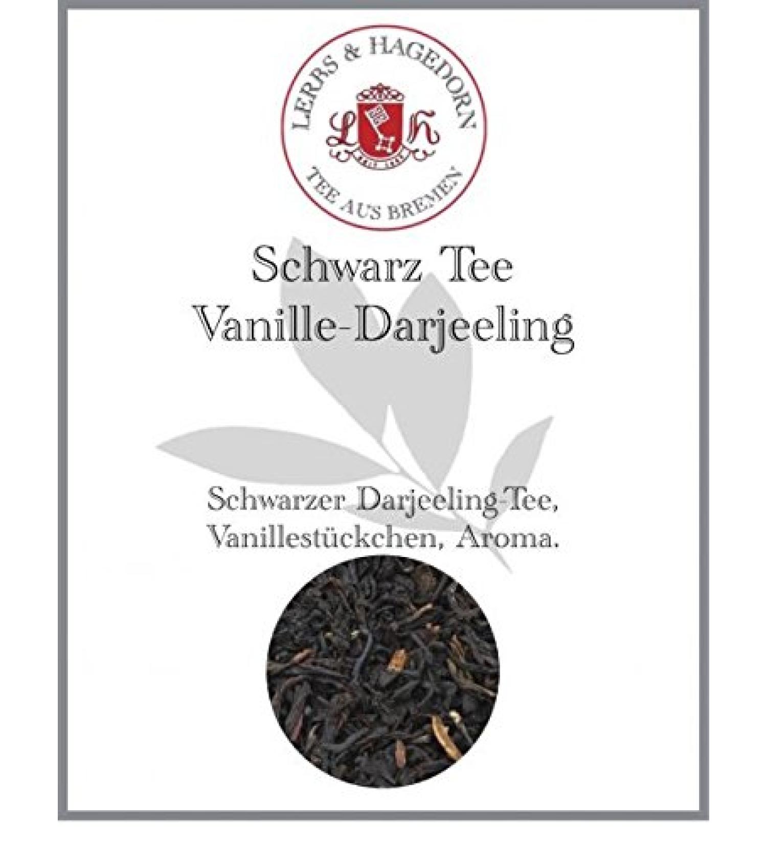  Lerbs & Hagedorn Darjeeling Vanilla Black Tea 1 kg - Buy Online on GoSupps.com